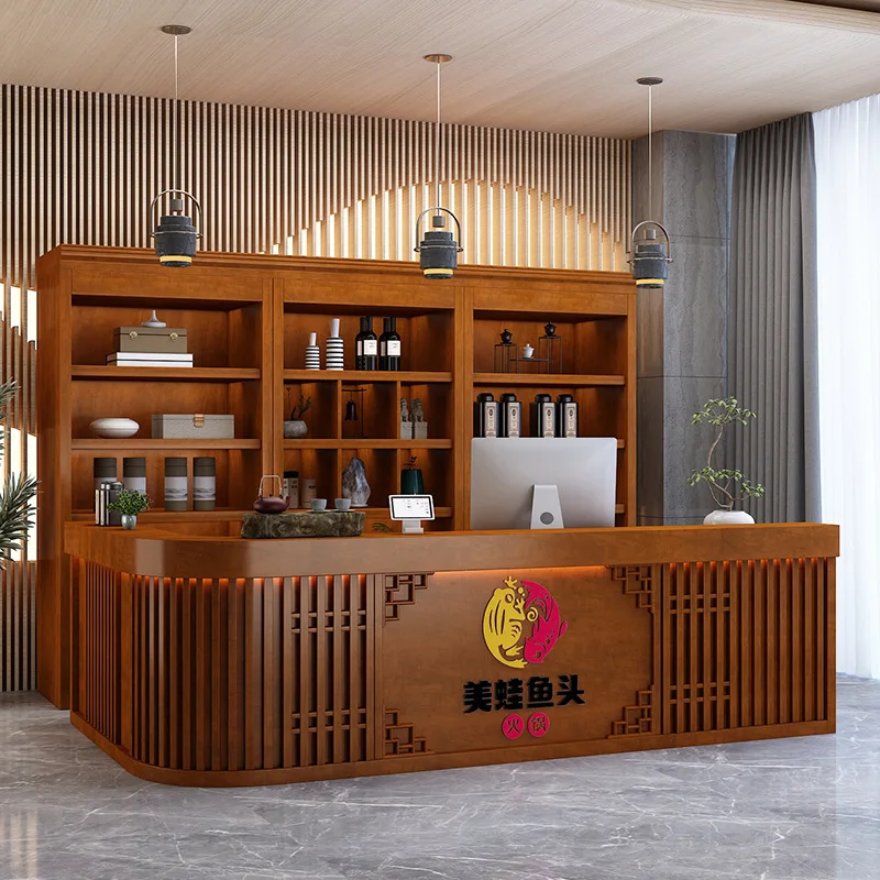 Corner Solid Wood Reception Desks Hotel Retro Fashionable Chinese Style Reception Desks Office Furniture Zum Empfang YS40CC
Corner Solid Wood Reception Desks Hotel Retro Fashionable Chinese Style Reception Desks Office Furniture Zum Empfang YS40CC