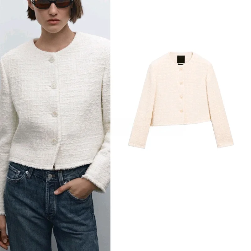 Women's round Ne Long Sve ort Coat New Autumn Faion Button Design Color Match Wool Blend Polyester Fibre Non Deformable
Women's round Ne Long Sve ort Coat New Autumn Faion Button Design Color Match Wool Blend Polyester Fibre Non Deformable