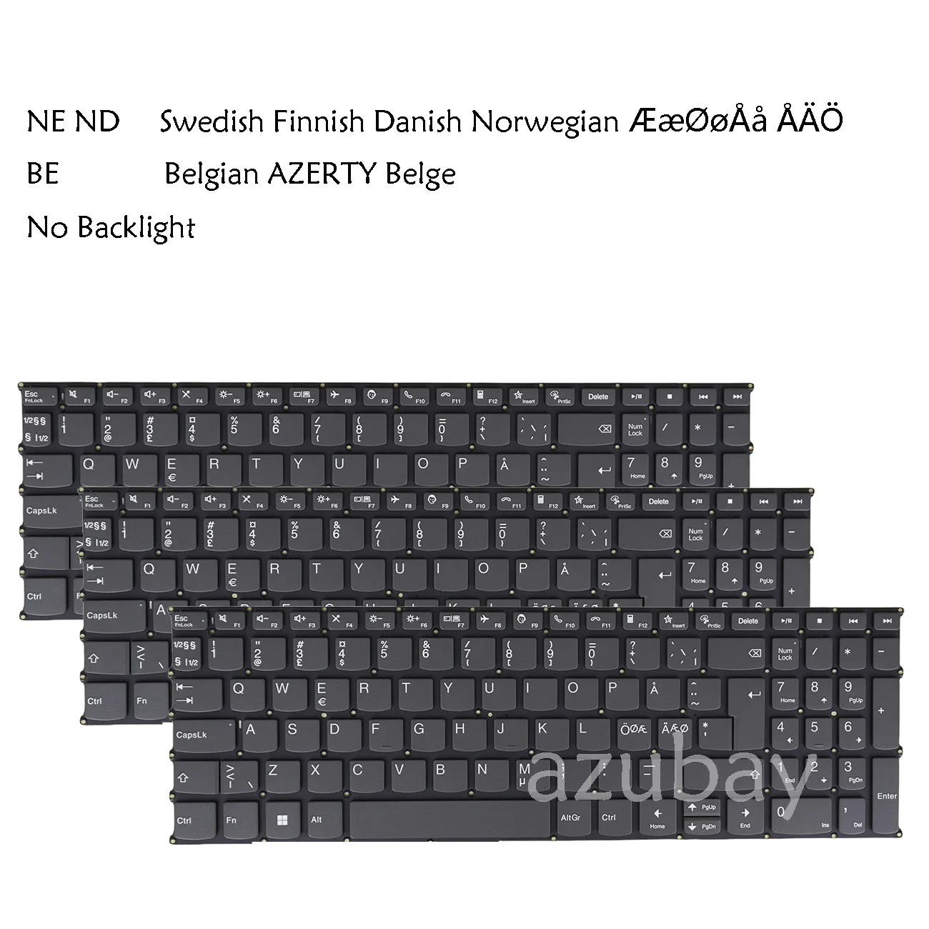 Клавиатура без подсветки для Lenovo ThinkBook V15 G4, AMN V15 G4, IAN V15 G4 IRU 82YU 83CQ 83A1 83CC 82YW, PR5S SN20Z38647 PK131K73A18 V192020AK1 с бельгийским AZERTY, шведским, финским, датским, норвежским раскладками
Клавиатура без подсветки для Lenovo ThinkBook V15 G4, AMN V15 G4, IAN V15 G4 IRU 82YU 83CQ 83A1 83CC 82YW, PR5S SN20Z38647 PK131K73A18 V192020AK1 с бельгийским AZERTY, шведским, финским, датским, норвежским раскладками