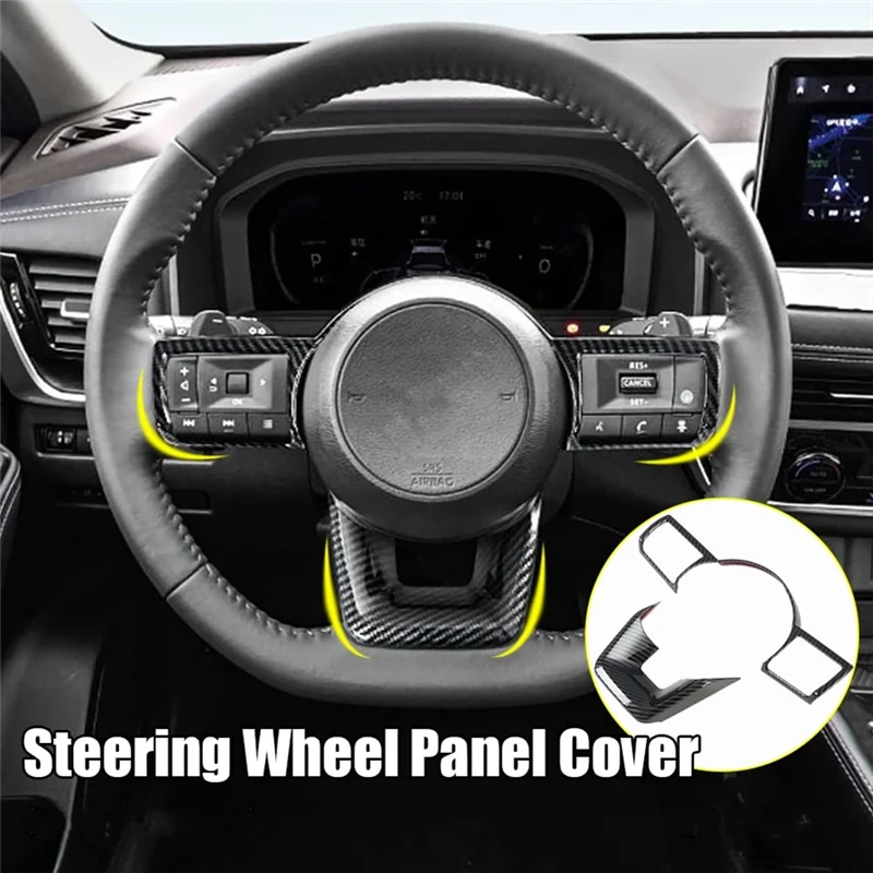 Authentic 2 Piece Steering Wheel Panel Frame Cover Trim Interior Accessories ABS For Nissan Rogue X-Trail 2021 2022 2023
Authentic 2 Piece Steering Wheel Panel Frame Cover Trim Interior Accessories ABS For Nissan Rogue X-Trail 2021 2022 2023