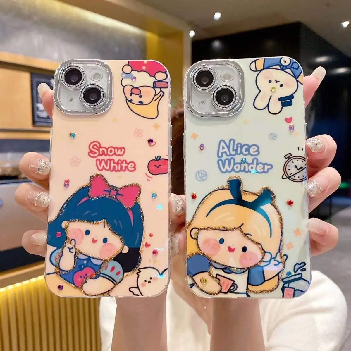 IPhone15PRO Cute cartoon princess Phone Case FOR IPhone 14 13 11 12 Pro 8 7 Plus X 13 Pro High-end glitter lens film
IPhone15PRO Cute cartoon princess Phone Case FOR IPhone 14 13 11 12 Pro 8 7 Plus X 13 Pro High-end glitter lens film