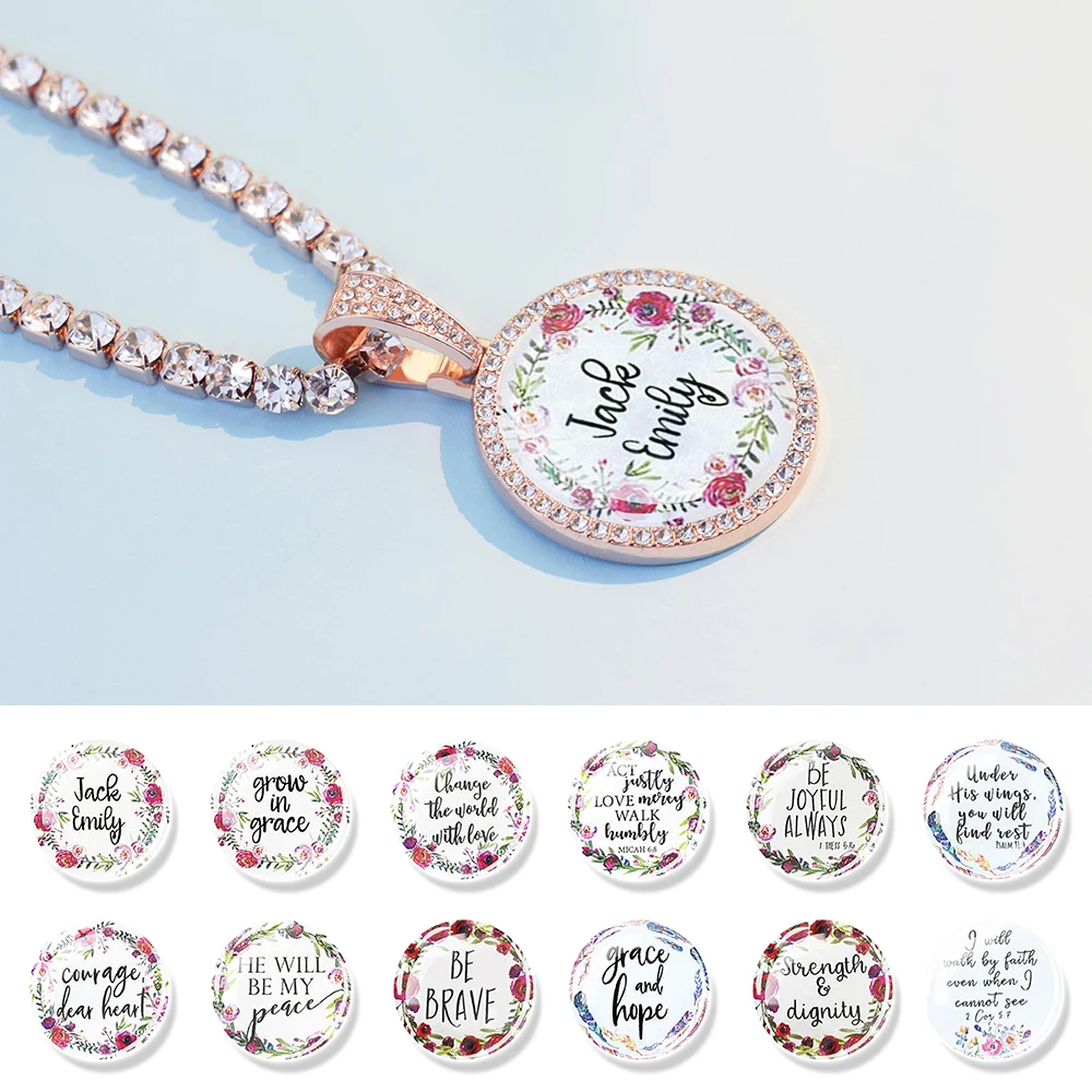 Bible Necklace Girls' Rose Gold Diamond Necklace Scripture Blessing Jewelry Beautiful Blessing Gift for Family
Bible Necklace Girls' Rose Gold Diamond Necklace Scripture Blessing Jewelry Beautiful Blessing Gift for Family
