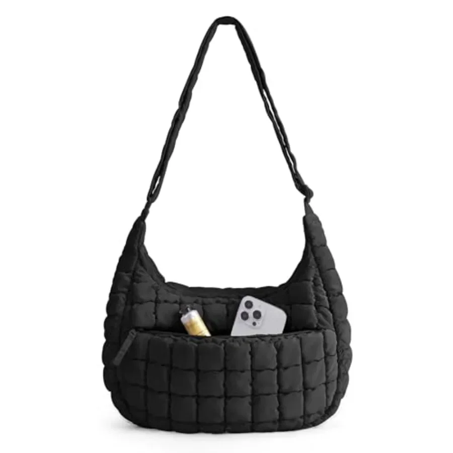 Quilted Crossbody Bag for Women, Lightweight Puffer Purse for Travel, Daily Use and Work
Quilted Crossbody Bag for Women, Lightweight Puffer Purse for Travel, Daily Use and Work