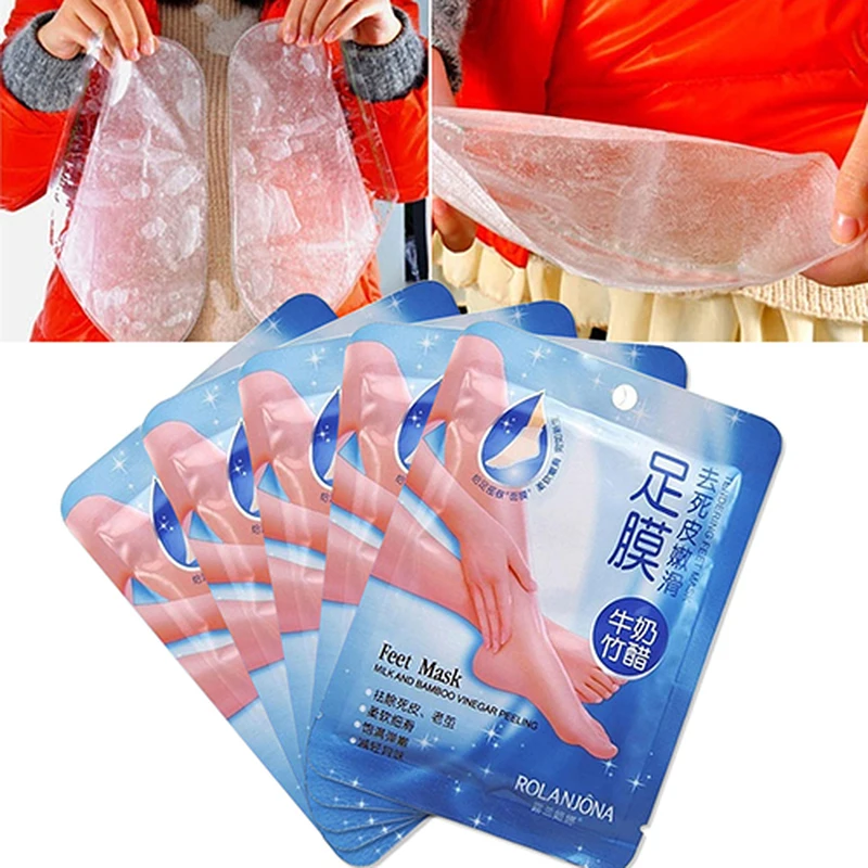 New Feet Exfoliating Foot Mask Pedicure Socks Exfoliation Scrub Feet Mask Remove Dead Skin Heels Foot Peeling Mask Foot Spa 1bag
New Feet Exfoliating Foot Mask Pedicure Socks Exfoliation Scrub Feet Mask Remove Dead Skin Heels Foot Peeling Mask Foot Spa 1bag