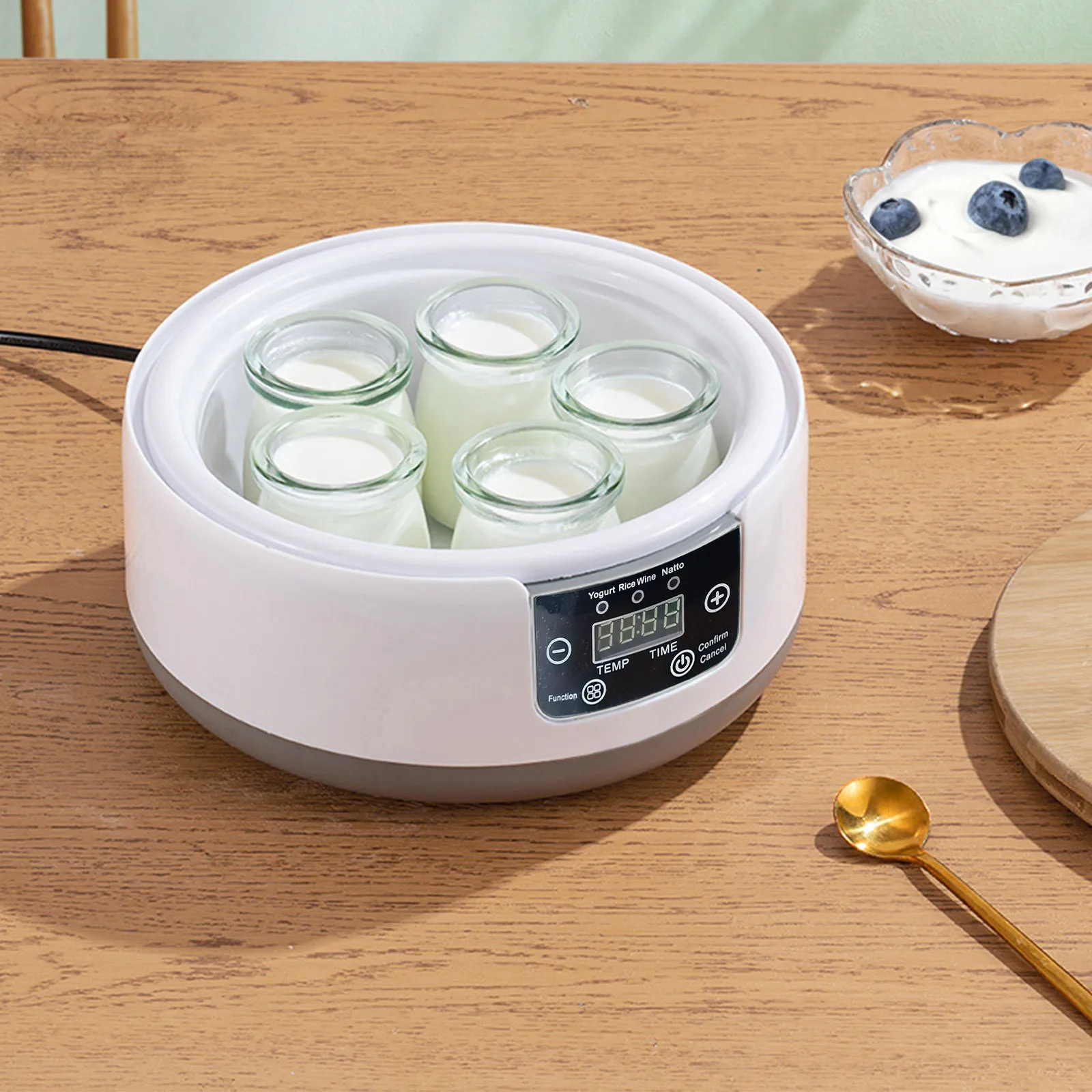 Mini Electric Stainless Steel Yogurt Maker Automatic Multifunctional Yogurt Machine Natto Fermenting Machine Rice Wine Maker
Mini Electric Stainless Steel Yogurt Maker Automatic Multifunctional Yogurt Machine Natto Fermenting Machine Rice Wine Maker