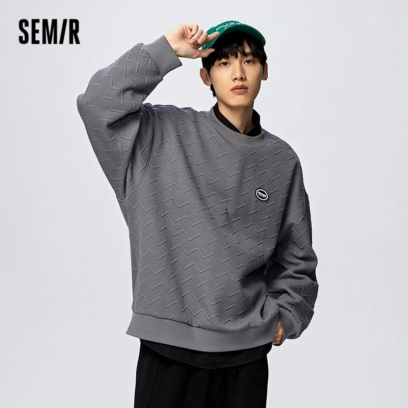 Свитшот Semir мужской оверсайз, модный простой Повседневный универсальный топ с круглым вырезом и спущенными плечами, весна 2023
Свитшот Semir мужской оверсайз, модный простой Повседневный универсальный топ с круглым вырезом и спущенными плечами, весна 2023