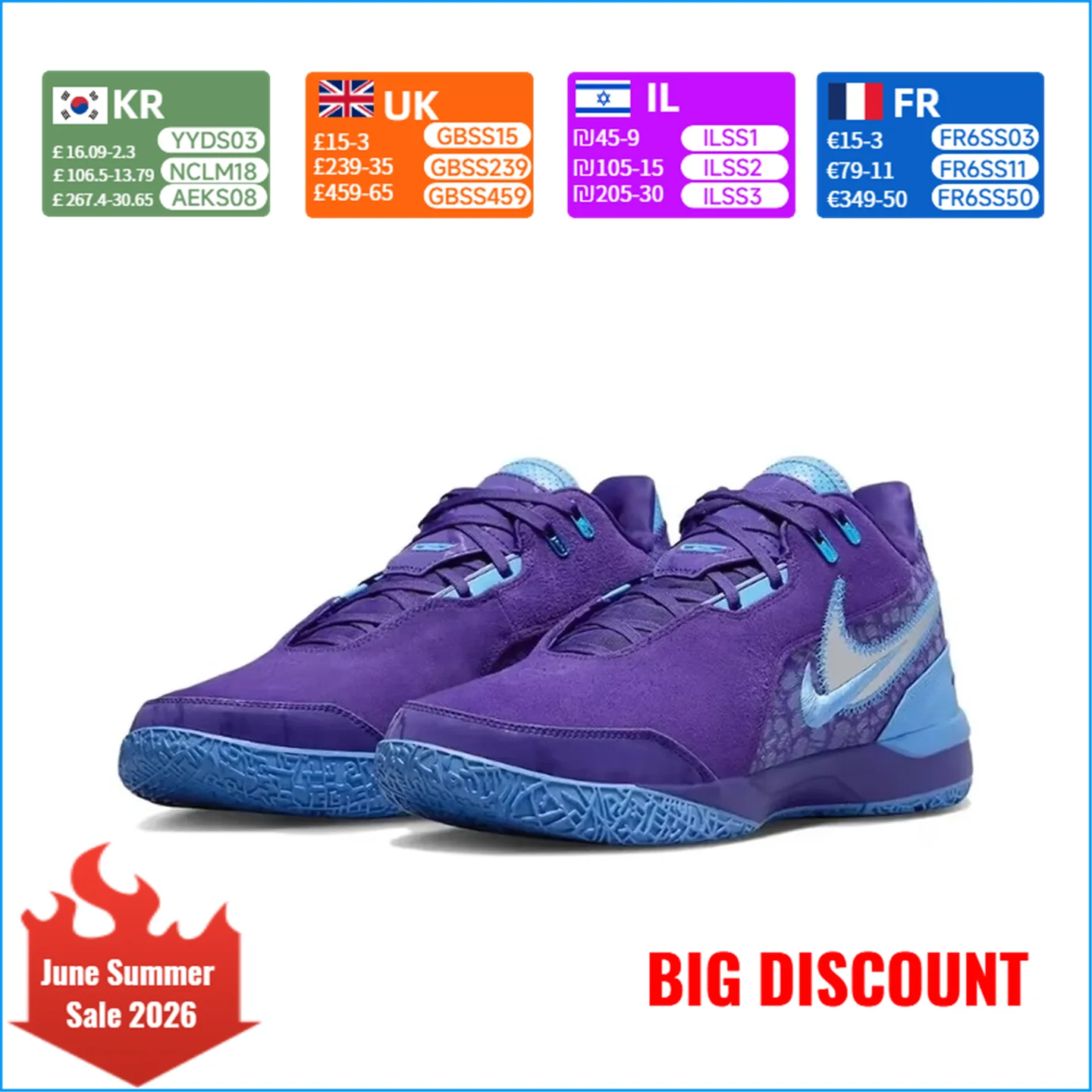 Nike Zoom LeBron NXXT LeBron Fashion Basketball Shoes - Slip-Resistant, Durable, Cushioned, Long-Lasting FJ1566-500
Nike Zoom LeBron NXXT LeBron Fashion Basketball Shoes - Slip-Resistant, Durable, Cushioned, Long-Lasting FJ1566-500