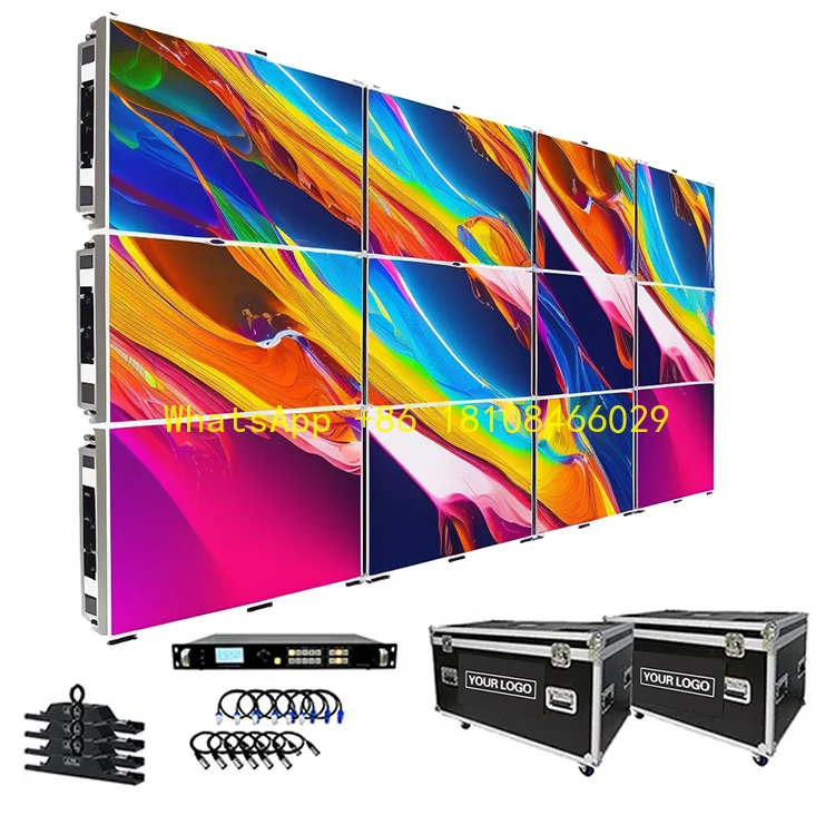 Turnkey Complete System 4m x 3m Indoor/Outdoor LED Display P2 P3 P2.6 P2.9 P3.91 LED Panel Backdrop of 500mmx500mm Size
Turnkey Complete System 4m x 3m Indoor/Outdoor LED Display P2 P3 P2.6 P2.9 P3.91 LED Panel Backdrop of 500mmx500mm Size