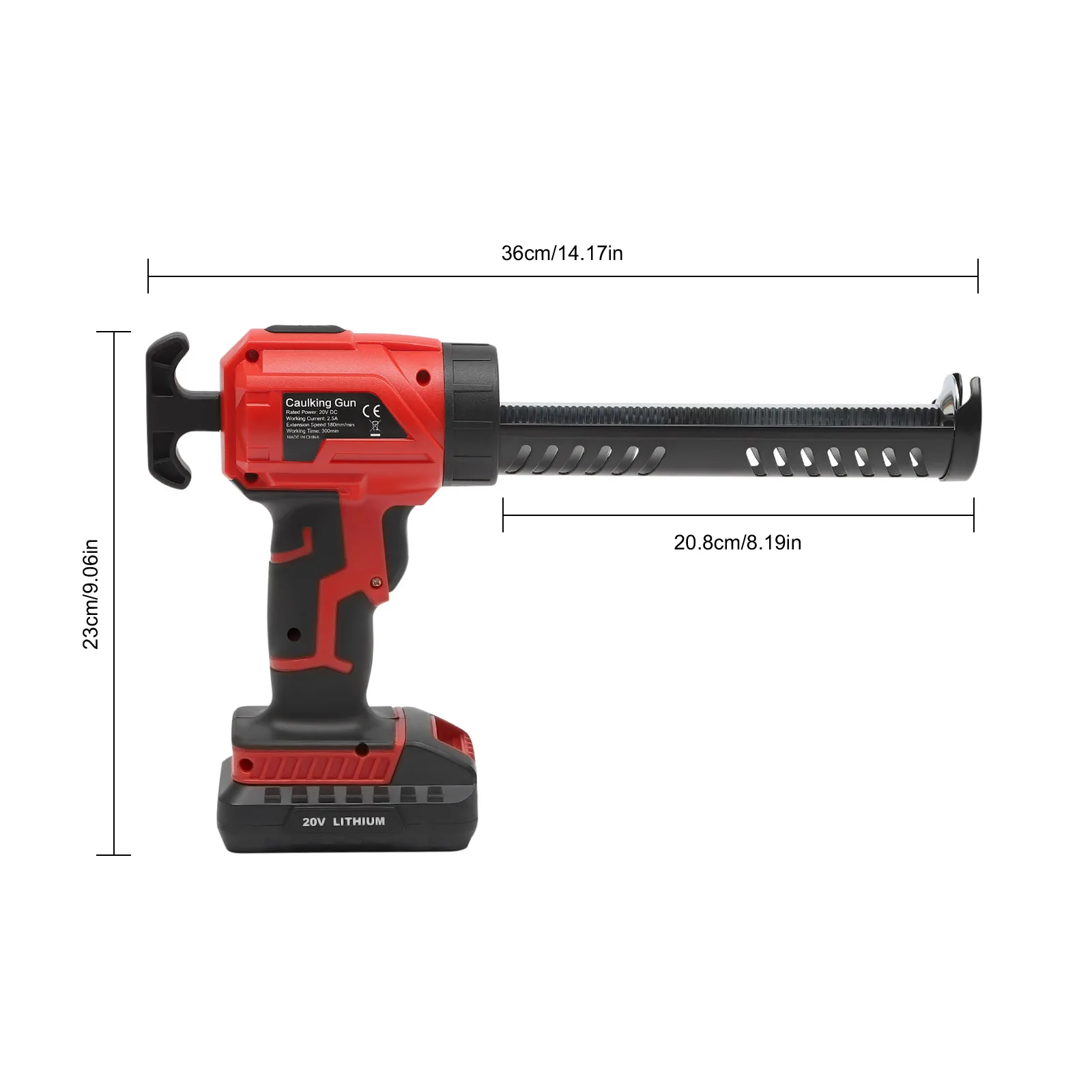 Electric Caulk Gun, 20V Max Cordless Caulking Gun with Battery, Adjustable Speed Glue Gun, Ideal for Caulking, Filling, Sealing
Electric Caulk Gun, 20V Max Cordless Caulking Gun with Battery, Adjustable Speed Glue Gun, Ideal for Caulking, Filling, Sealing