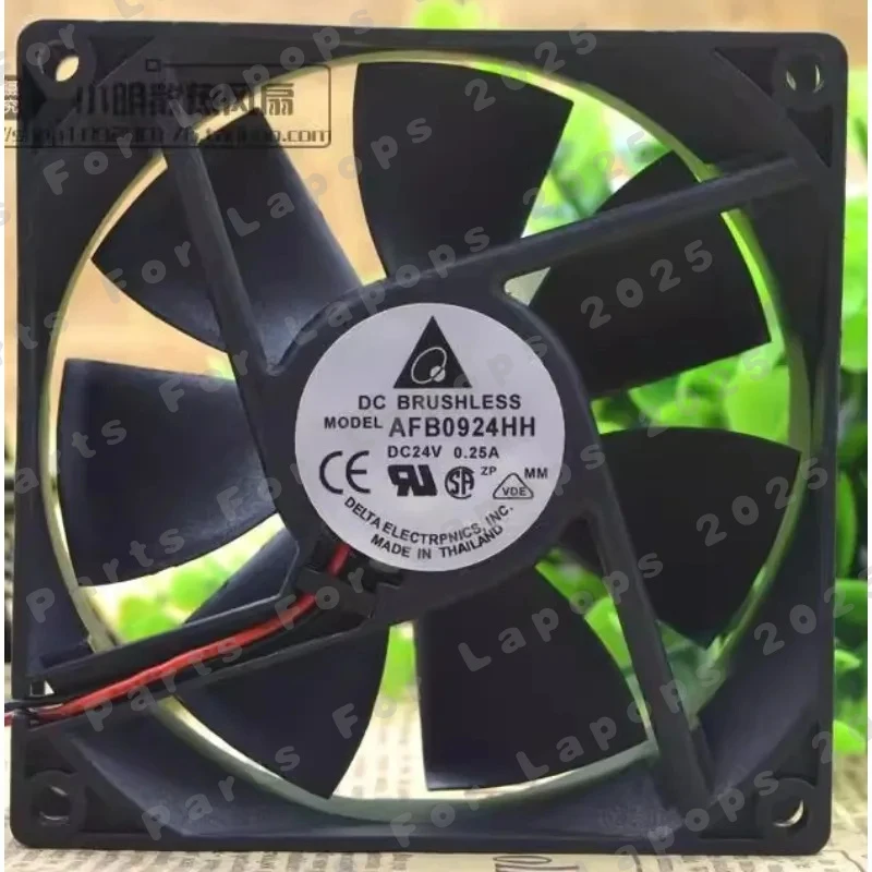 J New Cooler Fan For Delta AFB0924HH 24V 0.25A 9CM 2-Wire Inverter Cooling Fan 1PCS 90×90×25mm
J New Cooler Fan For Delta AFB0924HH 24V 0.25A 9CM 2-Wire Inverter Cooling Fan 1PCS 90×90×25mm