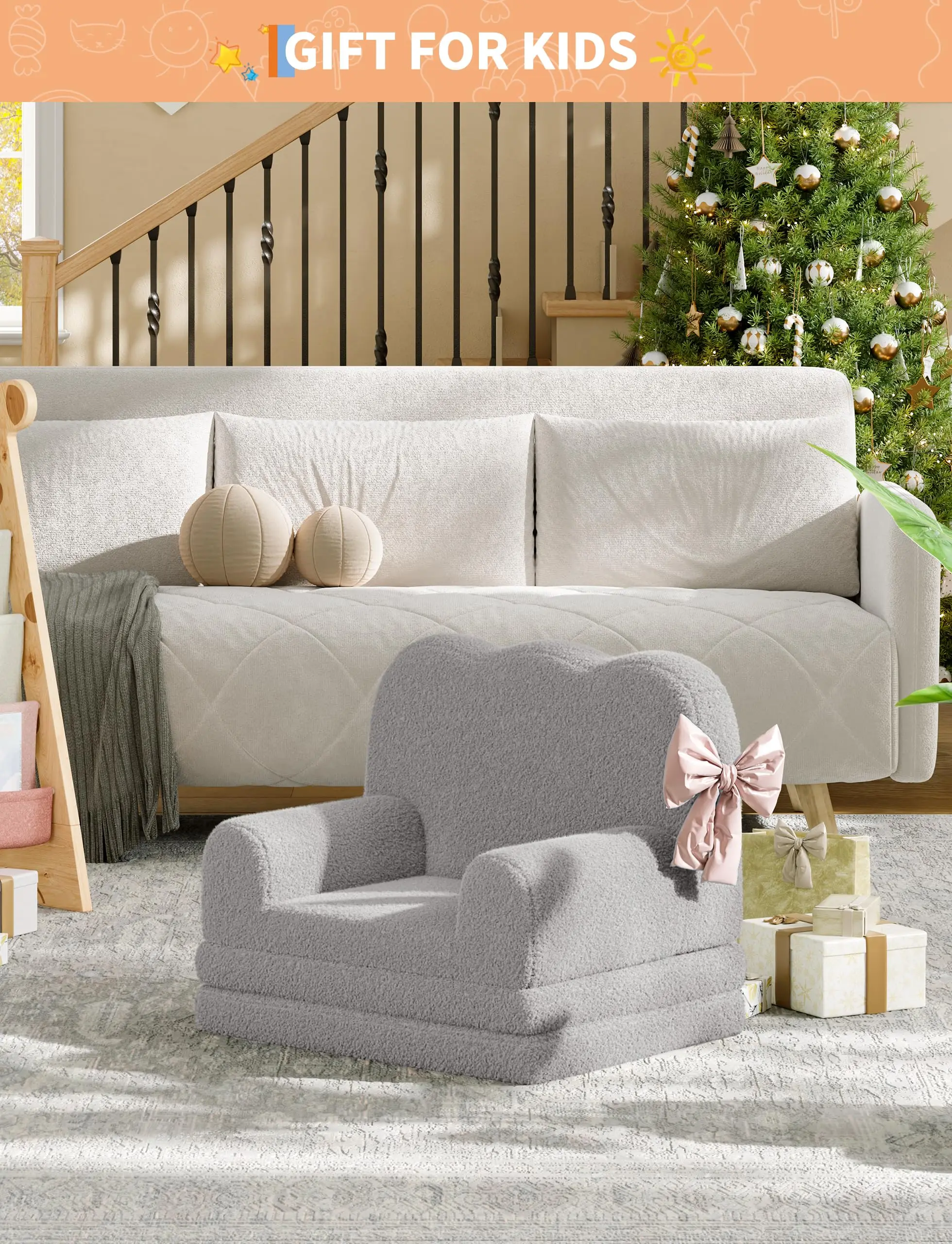 Photo Ready Kids Sofa Chair 2-in-1 Fold Out Teddy Fleece Couch Lounger Comfy Convertible Sofa Bed For Nursery Playroom Kids Room
Photo Ready Kids Sofa Chair 2-in-1 Fold Out Teddy Fleece Couch Lounger Comfy Convertible Sofa Bed For Nursery Playroom Kids Room