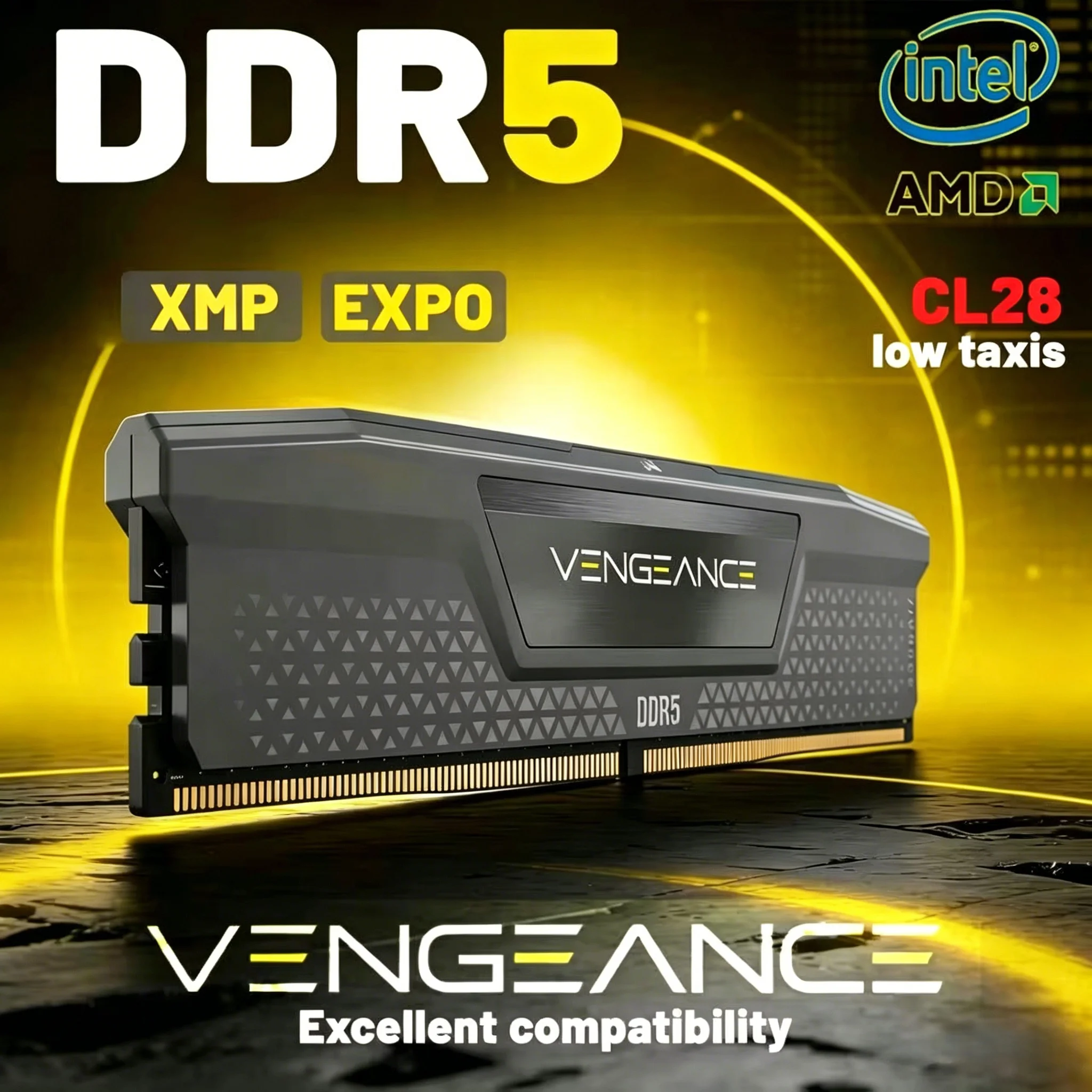 Corsair Vengeance LPX DDR5 CL36/CL28 PC desktop RAM 16GB 32GB 5200 5600 6000MHz XMP EXPO overclocking gaming memory computer
Corsair Vengeance LPX DDR5 CL36/CL28 PC desktop RAM 16GB 32GB 5200 5600 6000MHz XMP EXPO overclocking gaming memory computer