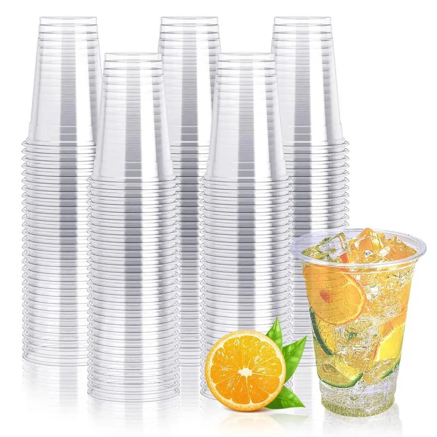 300 Pack 10 oz Clear Plastic Cups, PET Disposable Drinking Cups Perfect for Birthday Parties, Ceremonies, Events
300 Pack 10 oz Clear Plastic Cups, PET Disposable Drinking Cups Perfect for Birthday Parties, Ceremonies, Events