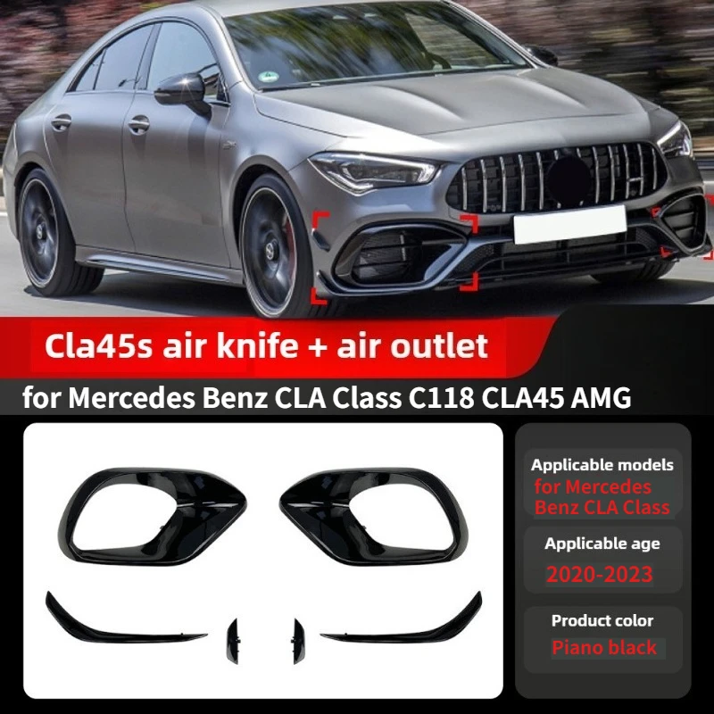 Набор из 2 или 4 шт. Forr Mercedes Benz CLA Class C118 CLA45 AMG 2020-2023, с специальным комплектом переднего ножа ветра Windport
Набор из 2 или 4 шт. Forr Mercedes Benz CLA Class C118 CLA45 AMG 2020-2023, с специальным комплектом переднего ножа ветра Windport