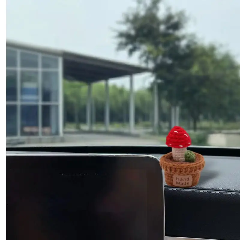 Handmade Crocheted Mushroom Mini Potted Plants,Car Office Ornaments,Crocheted Potted Plants
Handmade Crocheted Mushroom Mini Potted Plants,Car Office Ornaments,Crocheted Potted Plants