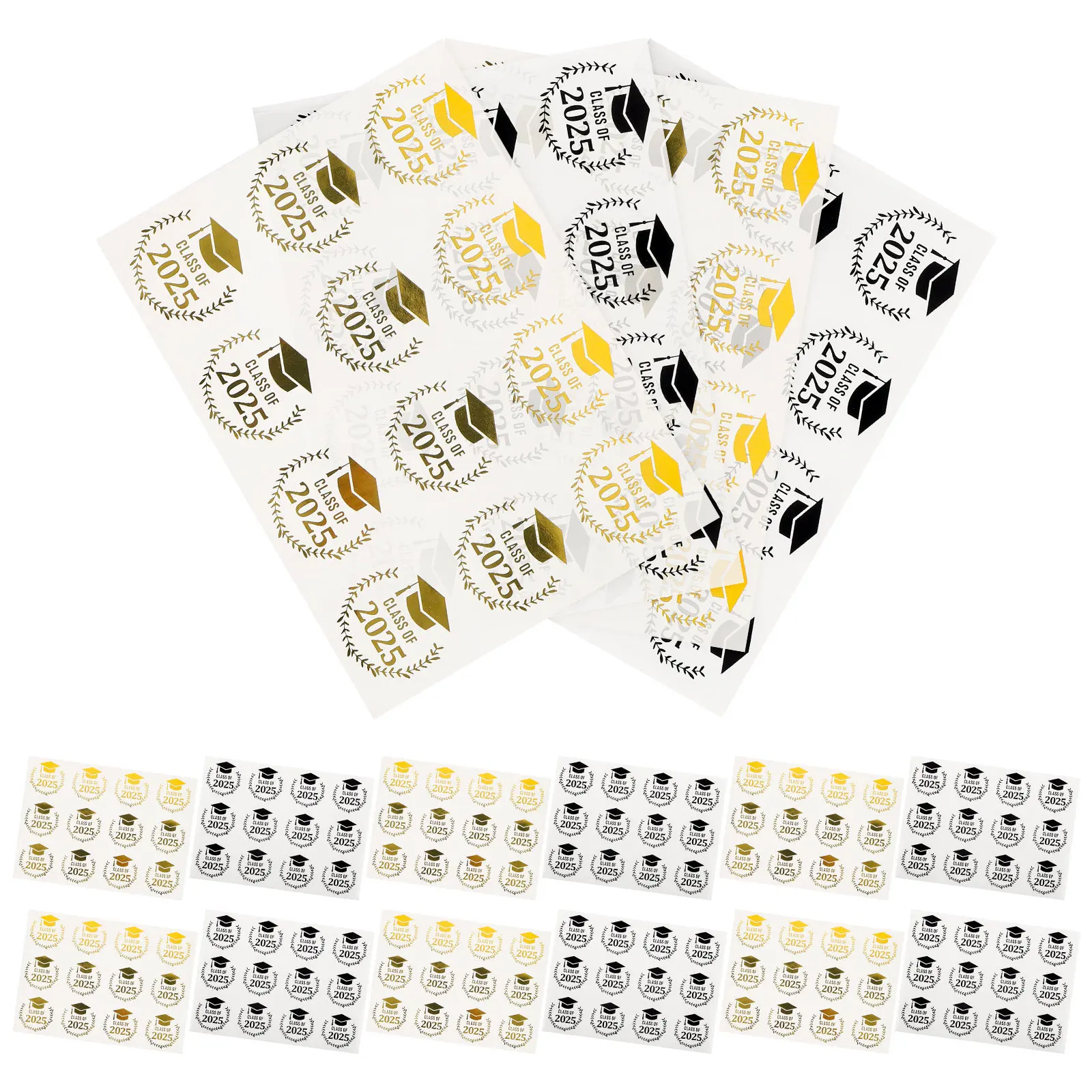 20 листов наклеек с выпускными шапочками из золотой фольги, универсальные клейкие этикетки для открыток, конвертов, украшений для вечеринок и праздников
20 листов наклеек с выпускными шапочками из золотой фольги, универсальные клейкие этикетки для открыток, конвертов, украшений для вечеринок и праздников
