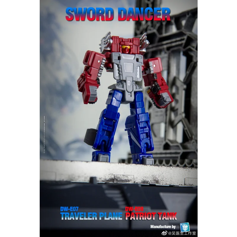 In Stock Dr. Wu Small Proportion Transformation Toy Tape DW-E07E08 Sword Dancer G1 Toy Color Action Toy Figures
In Stock Dr. Wu Small Proportion Transformation Toy Tape DW-E07E08 Sword Dancer G1 Toy Color Action Toy Figures