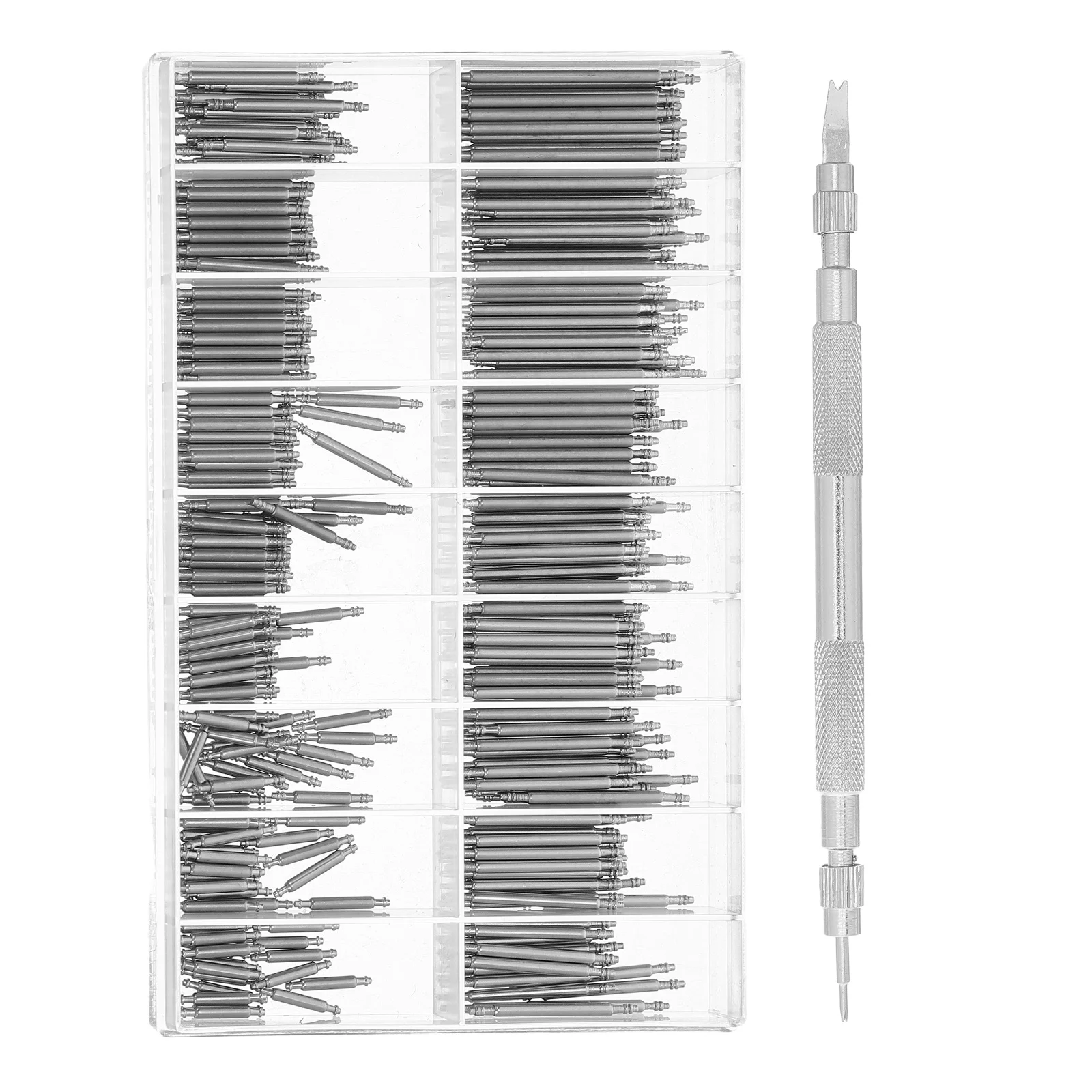 1Set Watch Repair Kit Band Link Remover Tool Professional Spring Bar Pin Pusher for Strap Replacement Adjustment 
1Set Watch Repair Kit Band Link Remover Tool Professional Spring Bar Pin Pusher for Strap Replacement Adjustment