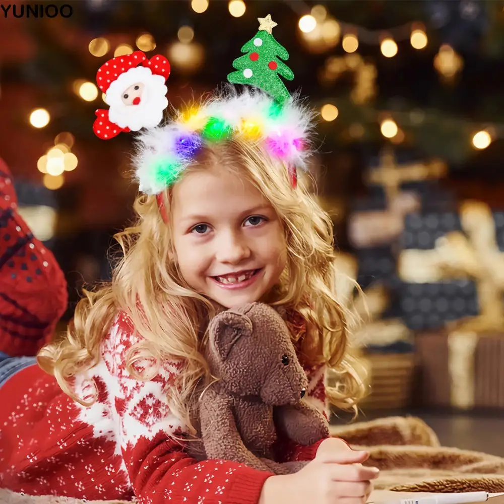 LED LED Christmas Headband Antlers Headdress LED Light Christmas Headband Xmas Tree Glowing Xmas Tree Snowflake Hair Band
LED LED Christmas Headband Antlers Headdress LED Light Christmas Headband Xmas Tree Glowing Xmas Tree Snowflake Hair Band