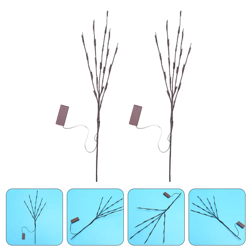 2Pcs Simulated Branch Lights LED Lamp Bright Luminous Branch Night Light Decorative Scene Light for Vase Room Party Decor
2Pcs Simulated Branch Lights LED Lamp Bright Luminous Branch Night Light Decorative Scene Light for Vase Room Party Decor