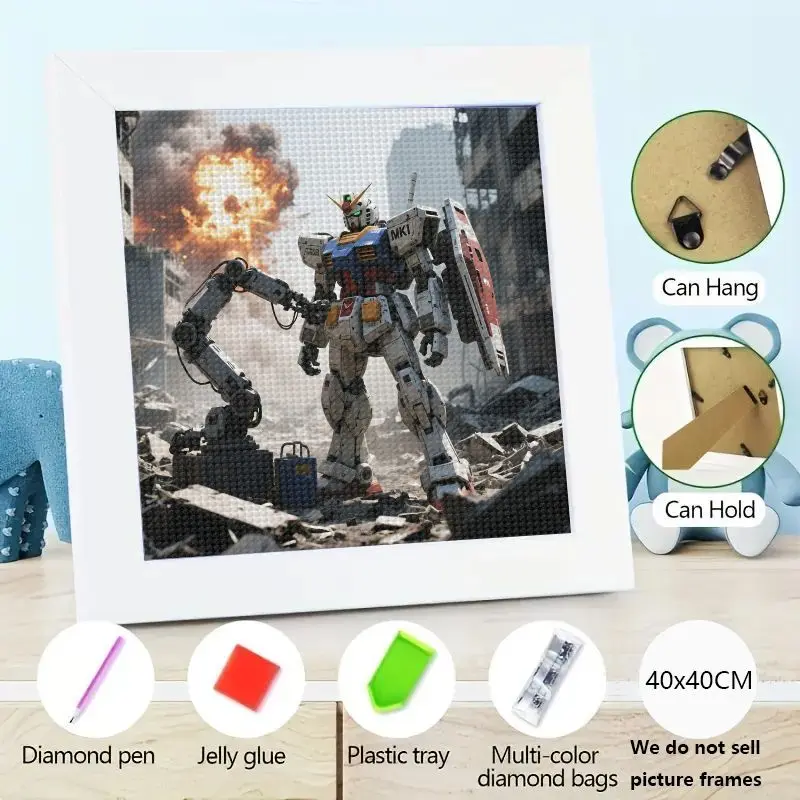 1 шт. 5D DIY Полный дрель Квадратный алмазный набор для рисования, Epic Mecha Robot Gundam Аниме Боевая взрывная сцена Алмазное искусство, большой 40x40
1 шт. 5D DIY Полный дрель Квадратный алмазный набор для рисования, Epic Mecha Robot Gundam Аниме Боевая взрывная сцена Алмазное искусство, большой 40x40