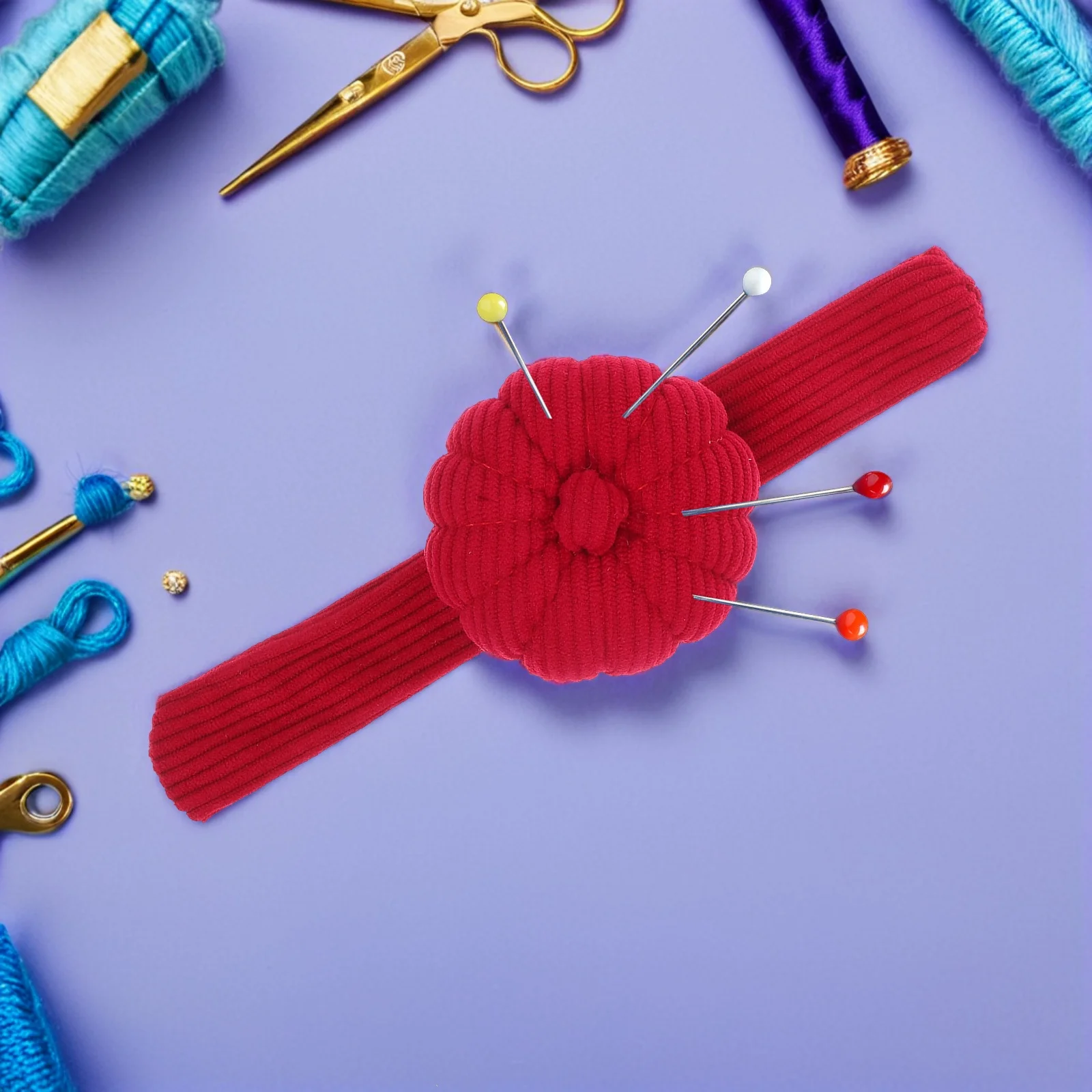 Corduroy Pumpkin Pin Cushion Wristband Elastic Band Sewing Quilting Needle Holder Creative Sewing Tool Wrist Pin Cushion
Corduroy Pumpkin Pin Cushion Wristband Elastic Band Sewing Quilting Needle Holder Creative Sewing Tool Wrist Pin Cushion