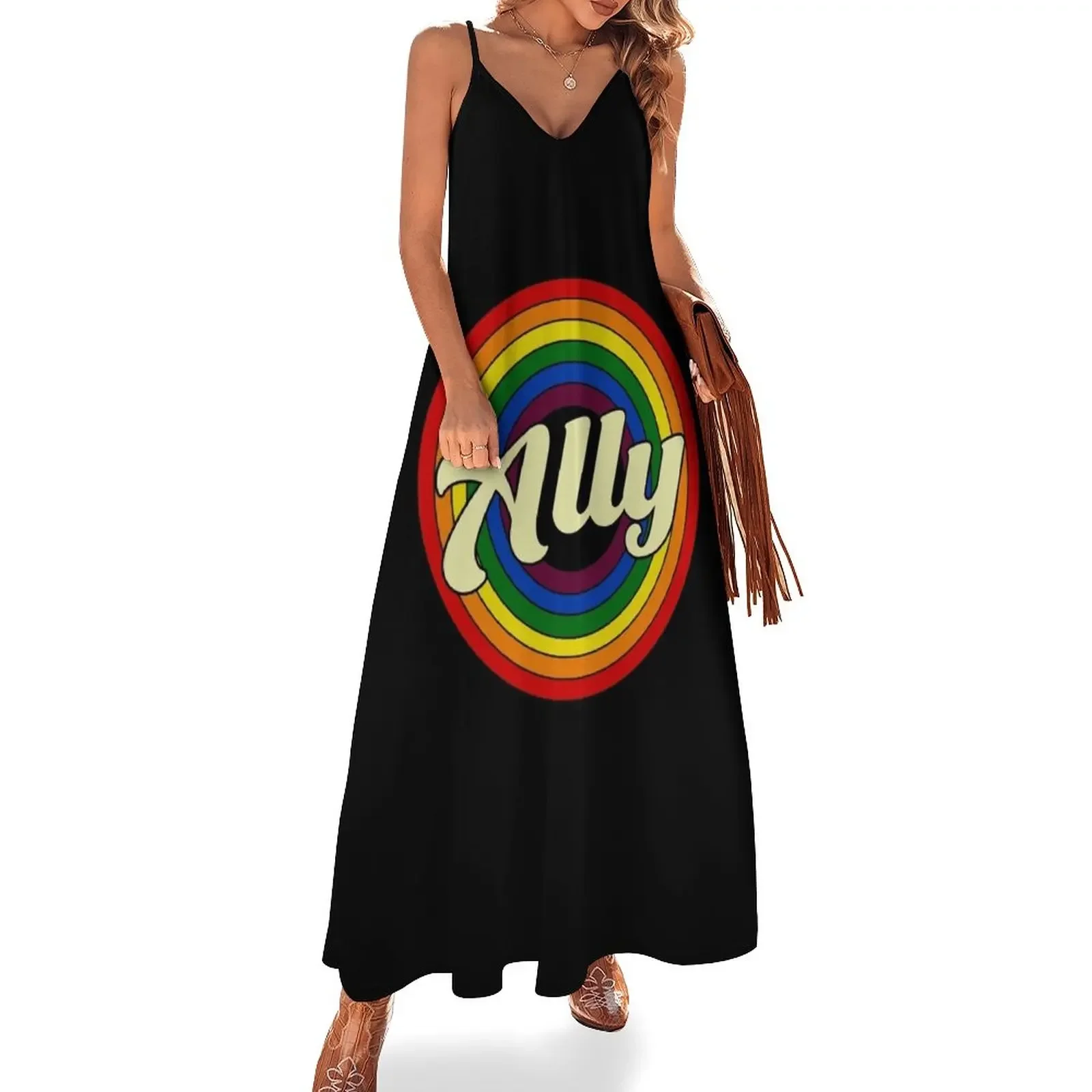 Ally LGBT Pride Month Sleeveless Dress clothing women summer 2025 prom dress 2025
Ally LGBT Pride Month Sleeveless Dress clothing women summer 2025 prom dress 2025