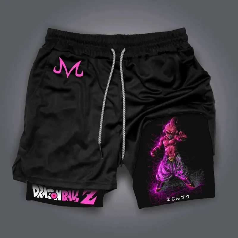 Men's Summer 2 in 1 Shorts Japanese Anime Dragon Ball Z Majin Buu Graphic Quick Dry Short with Pockets Sports Double Deck Pants
Men's Summer 2 in 1 Shorts Japanese Anime Dragon Ball Z Majin Buu Graphic Quick Dry Short with Pockets Sports Double Deck Pants