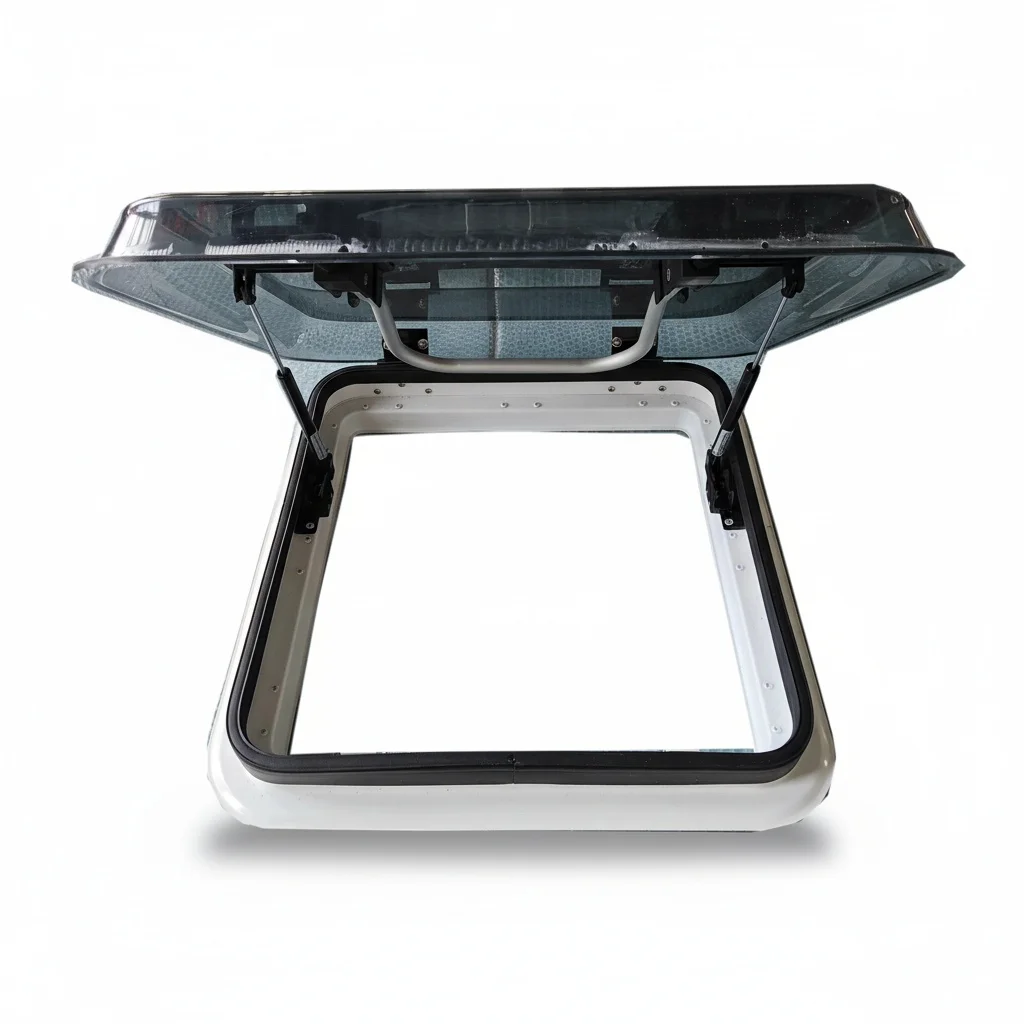 RV Skylight 400 x 400 mm, Double Glazed Anti-UV Acrylic Motorhome Roof Window with LED Light, Ventilation Hatch fit for RV
RV Skylight 400 x 400 mm, Double Glazed Anti-UV Acrylic Motorhome Roof Window with LED Light, Ventilation Hatch fit for RV