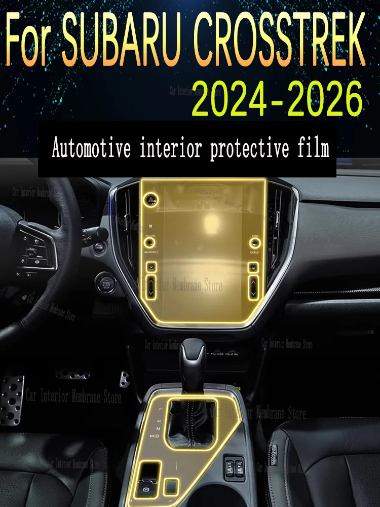 For SUBARU CROSSTREK 2024-2026 Navigation Center Console Gear Panel Screen TPU Car Interior Protective Film Anti-Scratch Sticker
For SUBARU CROSSTREK 2024-2026 Navigation Center Console Gear Panel Screen TPU Car Interior Protective Film Anti-Scratch Sticker