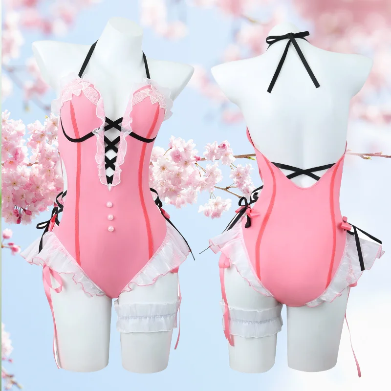 Feria Shen Cosplay Game Naraka: Bladepoint Costume Sweet Cute Sexy Pink Swimwear Bathing Suit Summer Season for Women
Feria Shen Cosplay Game Naraka: Bladepoint Costume Sweet Cute Sexy Pink Swimwear Bathing Suit Summer Season for Women