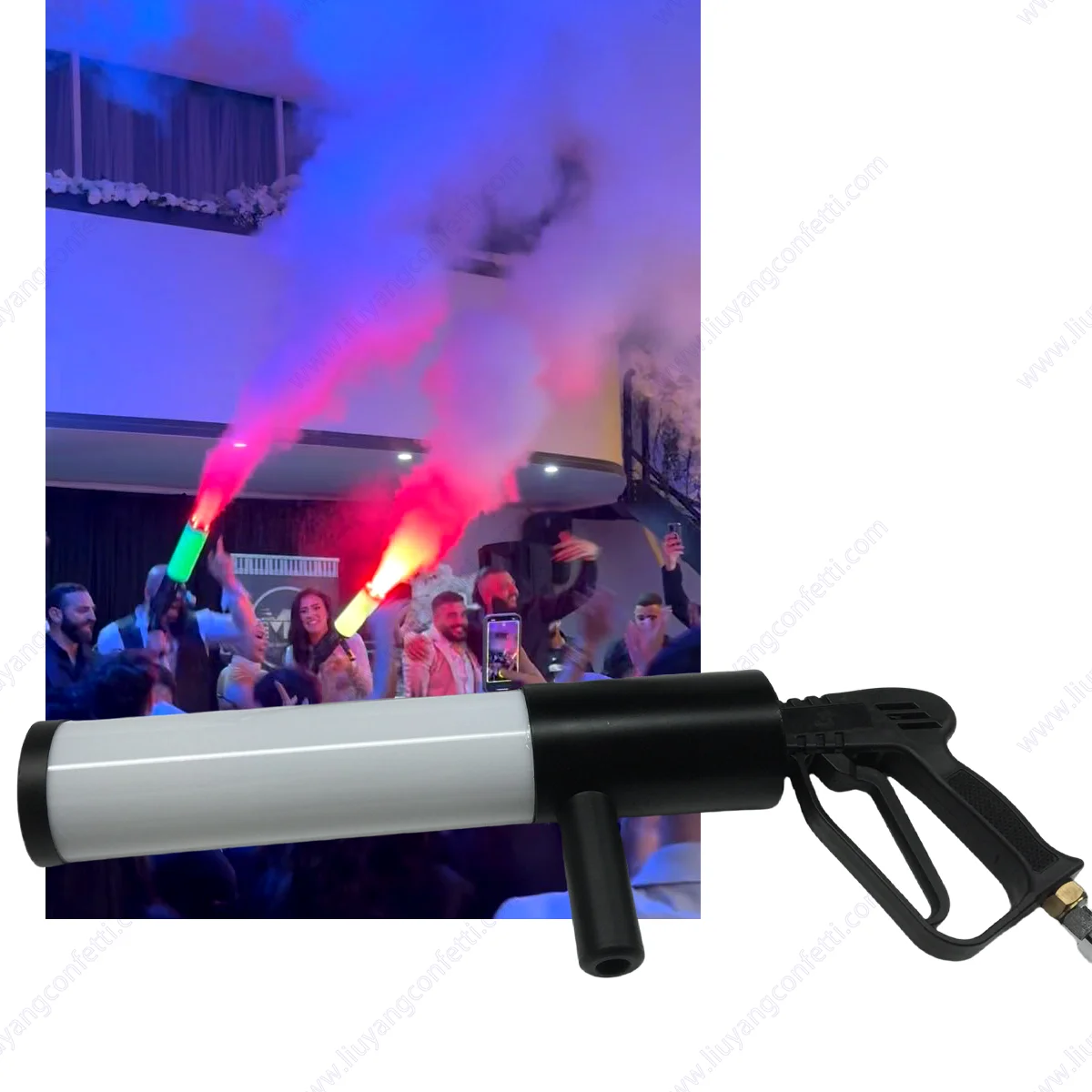 Led Co2 Gun Disco Dj Show Handheld Fog Smoke With Light 3 Meter Gas Hose Special Effect Stage Equipment Party Jet Cannon Machine
Led Co2 Gun Disco Dj Show Handheld Fog Smoke With Light 3 Meter Gas Hose Special Effect Stage Equipment Party Jet Cannon Machine