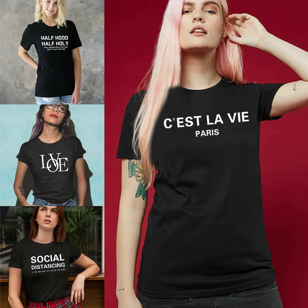 Trend Text Print Women T-Shirt Harajuku 2024 Summer Short Sleeve T-shirt O-neck Pullover Short Sleeve Personality Streetwear Top
Trend Text Print Women T-Shirt Harajuku 2024 Summer Short Sleeve T-shirt O-neck Pullover Short Sleeve Personality Streetwear Top