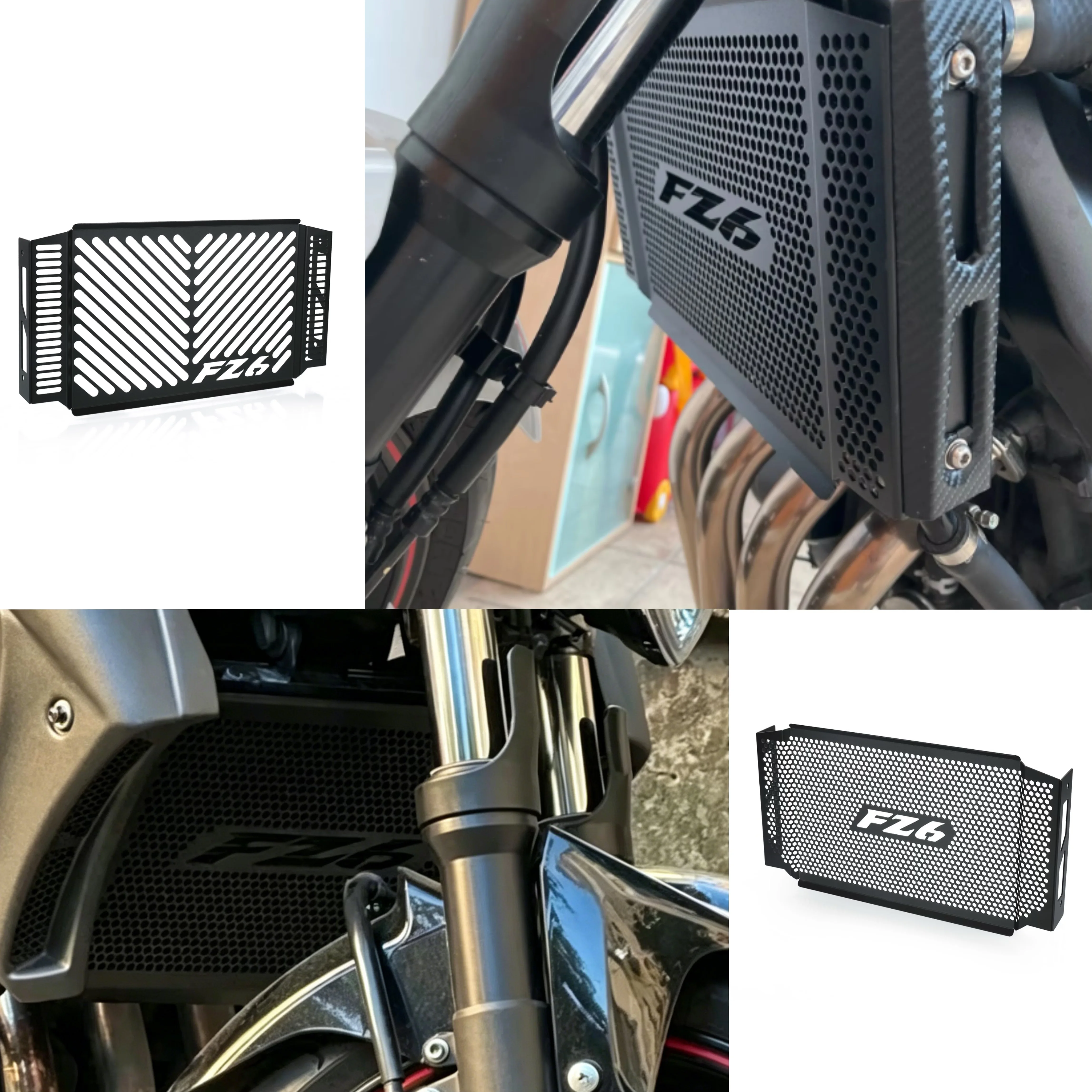 Radiator Grille Grill Protection Guard Cover Protector For Yamaha FZ6 FAZER FZ-6 Fazer 2004-08 2009 2010 Motorcycle Accessories
Radiator Grille Grill Protection Guard Cover Protector For Yamaha FZ6 FAZER FZ-6 Fazer 2004-08 2009 2010 Motorcycle Accessories