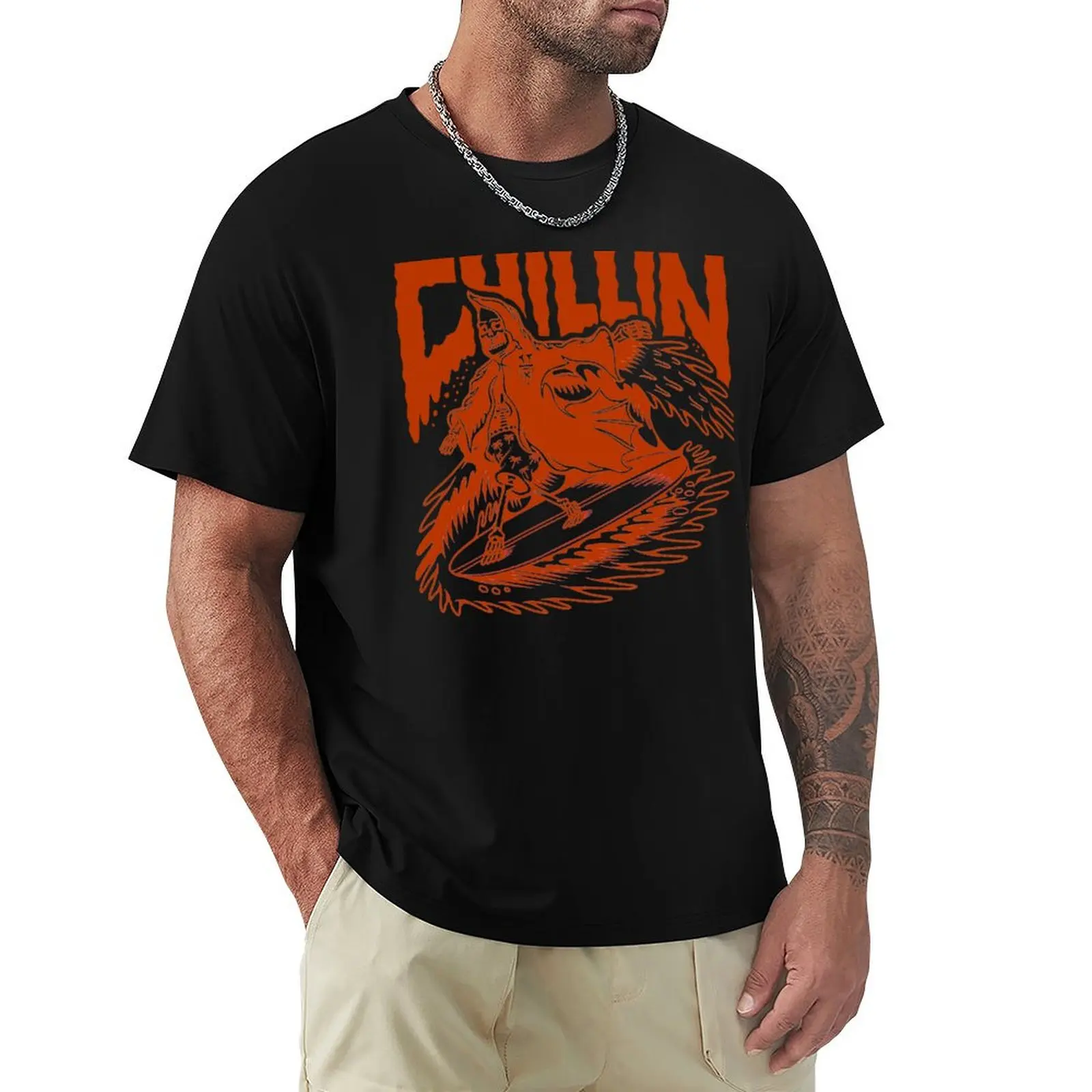Surfing Reaper - Red version T-Shirt Plus Size All Match Tee Shirt
Surfing Reaper - Red version T-Shirt Plus Size All Match Tee Shirt