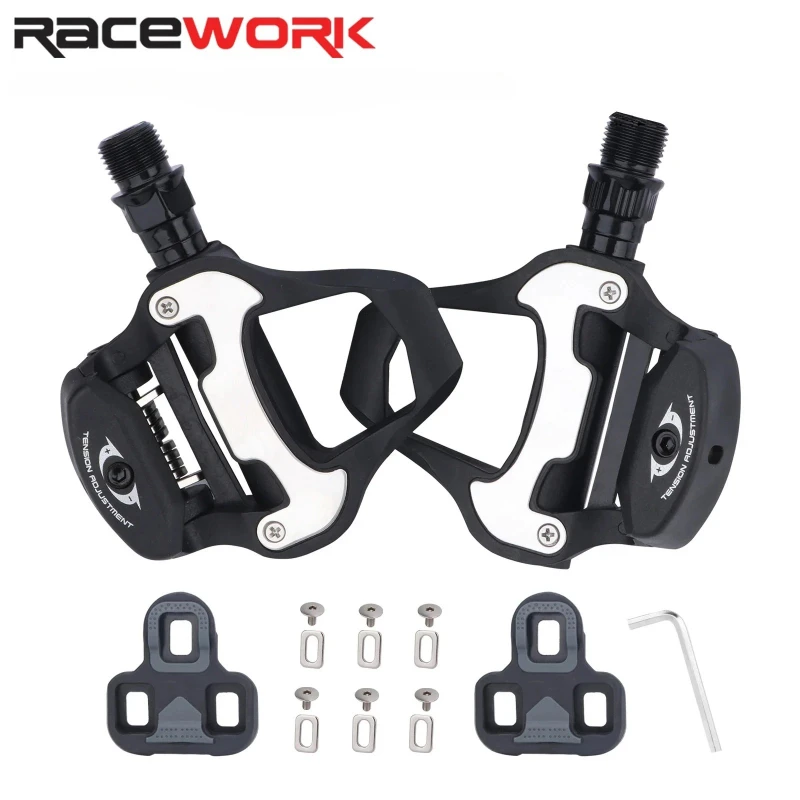 RACEWORK Ultra - light Road Bike Lock Pedal: Featuring Peilin Bearing and Self - locking for LOOK/SPD, Premium Cycling Accessory
RACEWORK Ultra - light Road Bike Lock Pedal: Featuring Peilin Bearing and Self - locking for LOOK/SPD, Premium Cycling Accessory