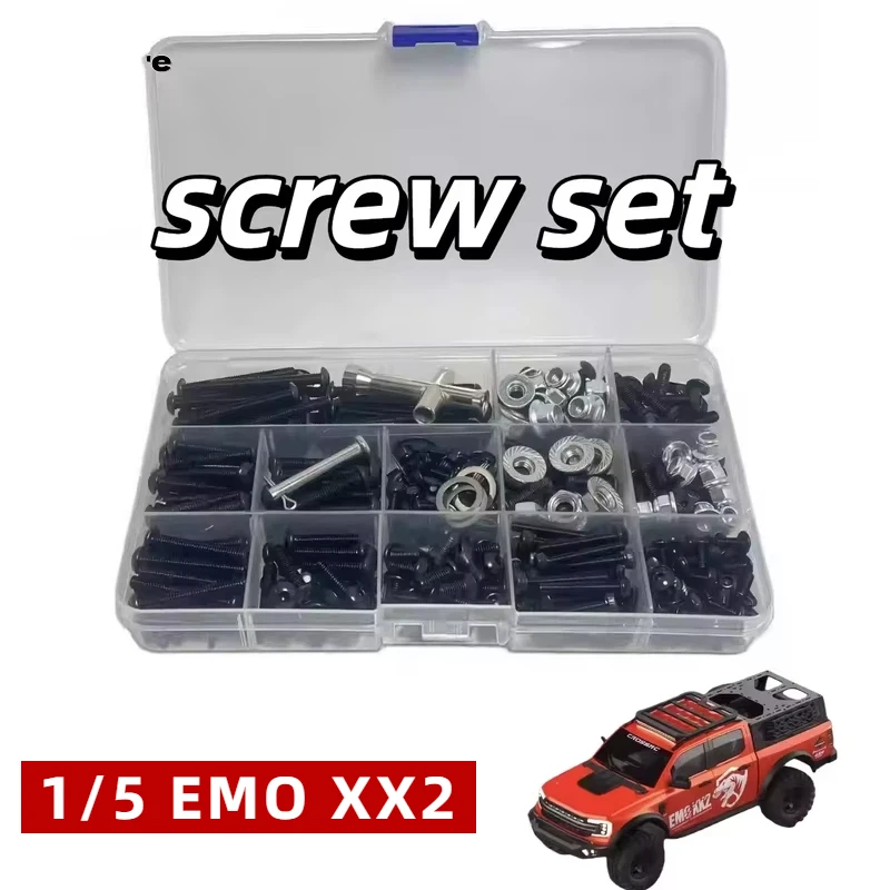 Crossrc Rc Crawler Screw And Bearing Storage Box One Fifth Emo For Xx2 Xxl2 Mega Tyrannosaurus Rc Car Repair Accessory Kit