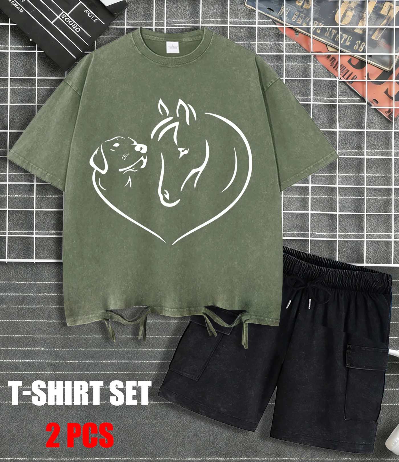 Футболка унисекс из хлопка с принтом «Собаки и лошади — хорошие друзья», повседневный спортивный костюм, летняя модная одежда с отверстиями, свободный крой
Футболка унисекс из хлопка с принтом «Собаки и лошади — хорошие друзья», повседневный спортивный костюм, летняя модная одежда с отверстиями, свободный крой