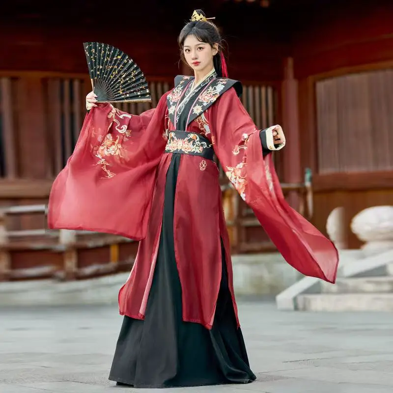 Pre Ancient Women's Hanfu Traditional Warrior States Printing Costume Niche Princess Cosplay Large Sleeve Dance Clothing
Pre Ancient Women's Hanfu Traditional Warrior States Printing Costume Niche Princess Cosplay Large Sleeve Dance Clothing