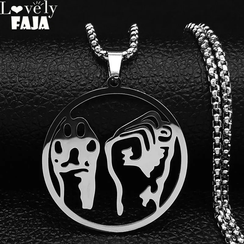 Animal Liberation Front Stainless Steel Necklace Rights Women/Men Jewelry Crust Punk Vegan Okja Jewelry collier homme NZZZ974S03
Animal Liberation Front Stainless Steel Necklace Rights Women/Men Jewelry Crust Punk Vegan Okja Jewelry collier homme NZZZ974S03