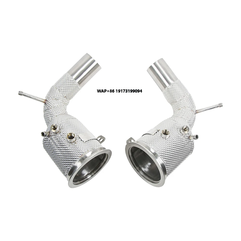 SS304 Heat Shield Downpipe Test Pipe for 2019+ P-orsche 911 992 Carrera Targa 4 S 4S 3.0TT Downpipe Header
SS304 Heat Shield Downpipe Test Pipe for 2019+ P-orsche 911 992 Carrera Targa 4 S 4S 3.0TT Downpipe Header