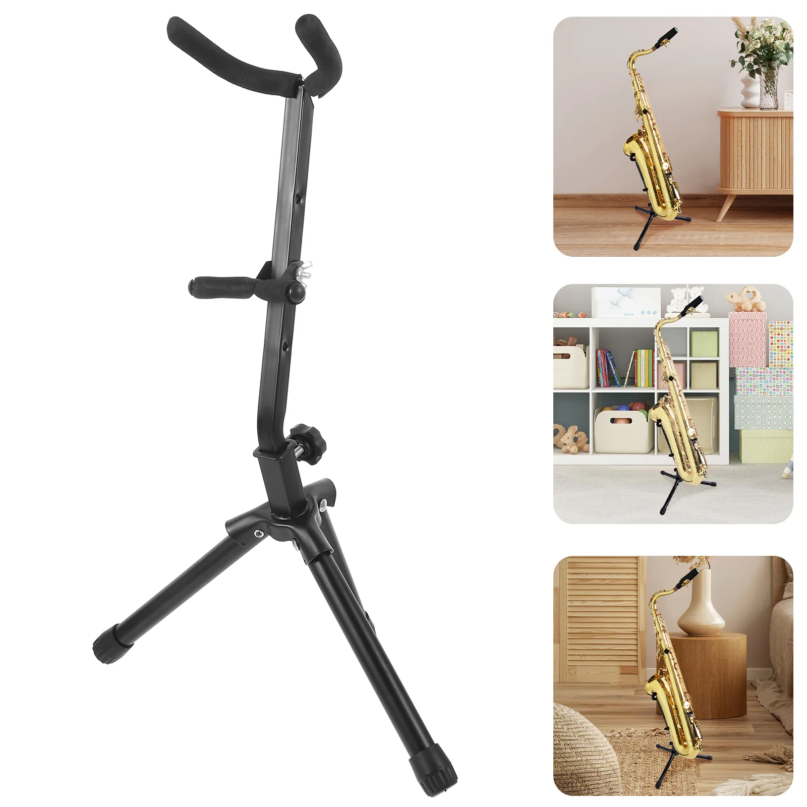 Saxophone Stand Alto Tenor Rack Cigarette Holder Portable Metal Instrument Support
Saxophone Stand Alto Tenor Rack Cigarette Holder Portable Metal Instrument Support