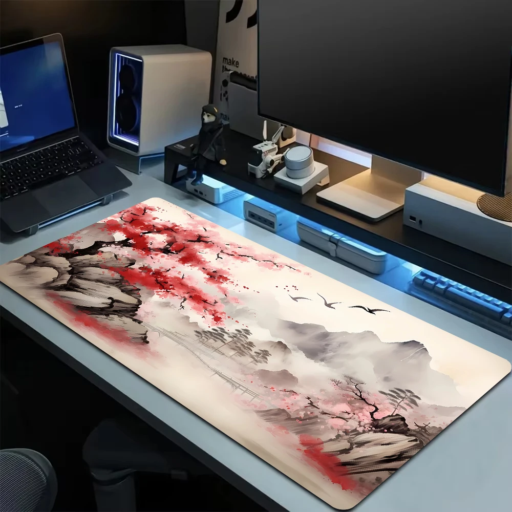Ink landscape series mouse pad 900x400mm XXL Large rubber non-slip gaming pads desktop aesthetic office mat overlock process
Ink landscape series mouse pad 900x400mm XXL Large rubber non-slip gaming pads desktop aesthetic office mat overlock process