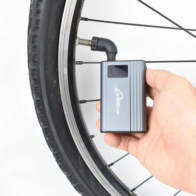 120 PSI Bike Portable Electric Pump Aluminum Alloy Schrader Presta Valve Cycling Bicycle Tire Inflator Pressure Display Start
120 PSI Bike Portable Electric Pump Aluminum Alloy Schrader Presta Valve Cycling Bicycle Tire Inflator Pressure Display Start