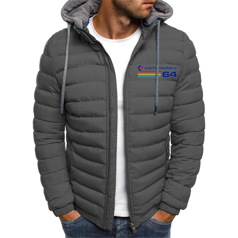 2024 Men Commodore 64 Printing New Comfortable Casual Fashion Patchwork Seven-color Cotton-padded Hooded Jacket Tops
2024 Men Commodore 64 Printing New Comfortable Casual Fashion Patchwork Seven-color Cotton-padded Hooded Jacket Tops