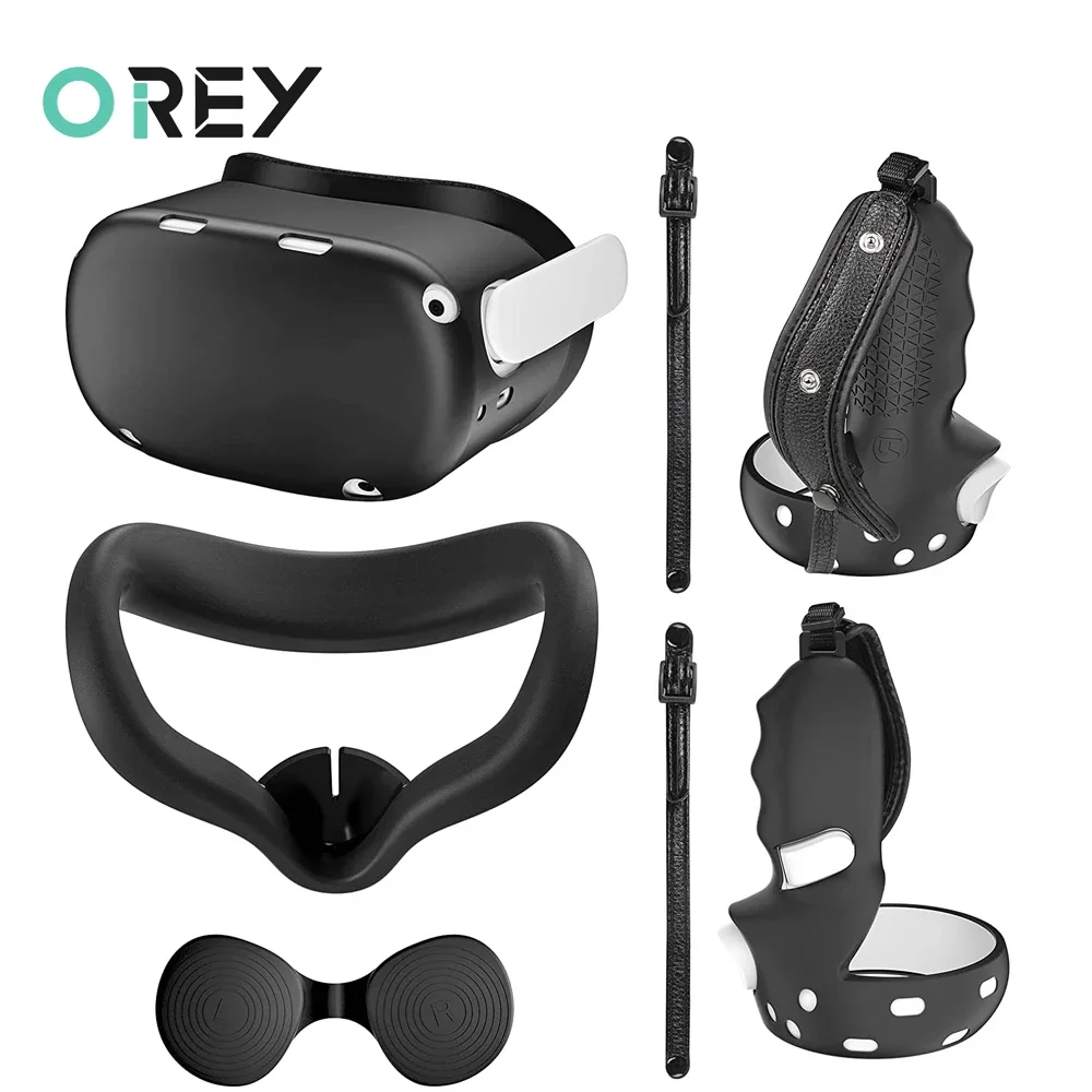 For Oculus Quest 2 Accessories Case VR Touch Controller Shell Lens Rod Cap Handle Grip Protective Cover Set For Oculus Quest2
For Oculus Quest 2 Accessories Case VR Touch Controller Shell Lens Rod Cap Handle Grip Protective Cover Set For Oculus Quest2