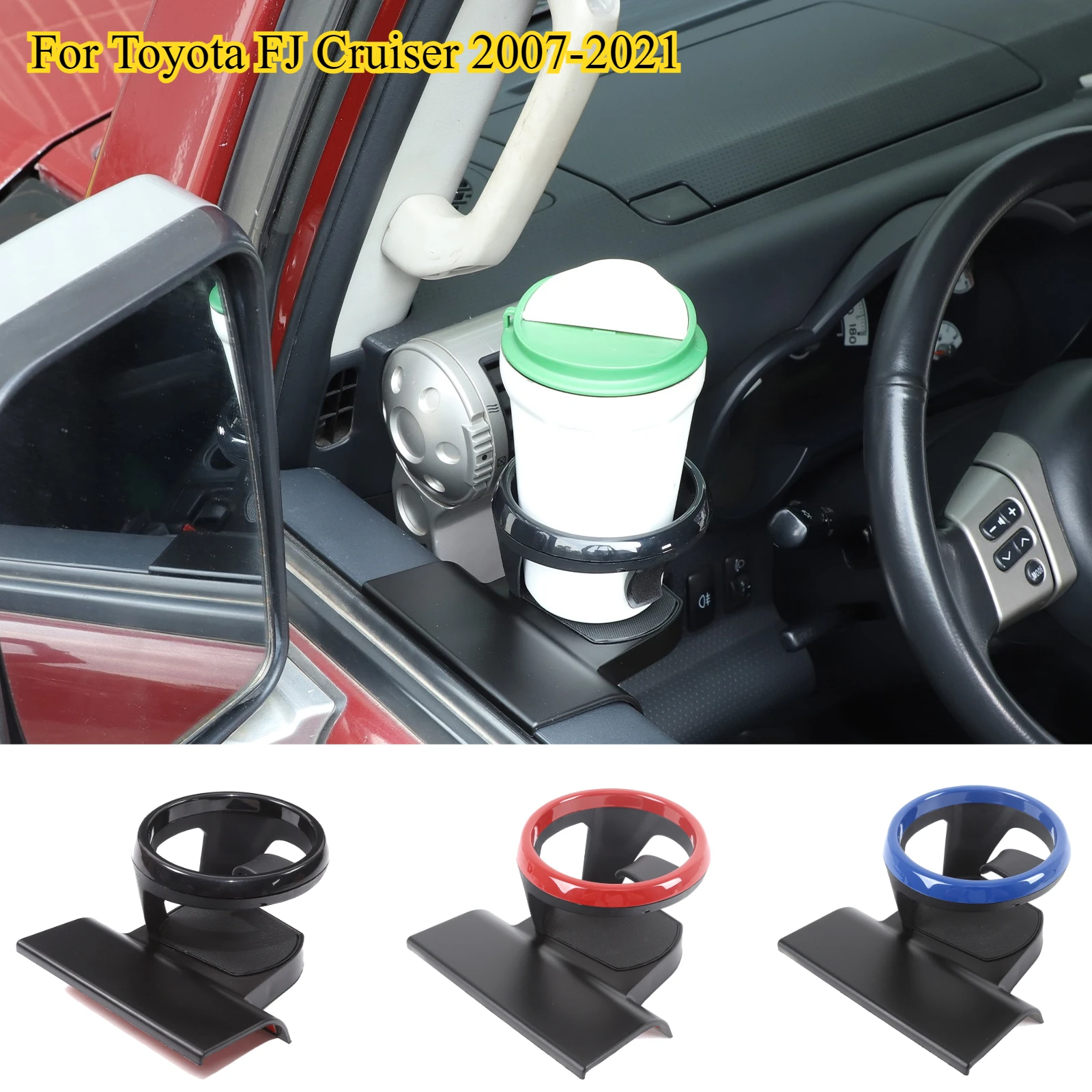 Tools Accessories For Toyota FJ Cruiser 2007-2021 Car Center Console Side Drinks Cup Holder Black Red Blue Carbon Steel interior
Tools Accessories For Toyota FJ Cruiser 2007-2021 Car Center Console Side Drinks Cup Holder Black Red Blue Carbon Steel interior