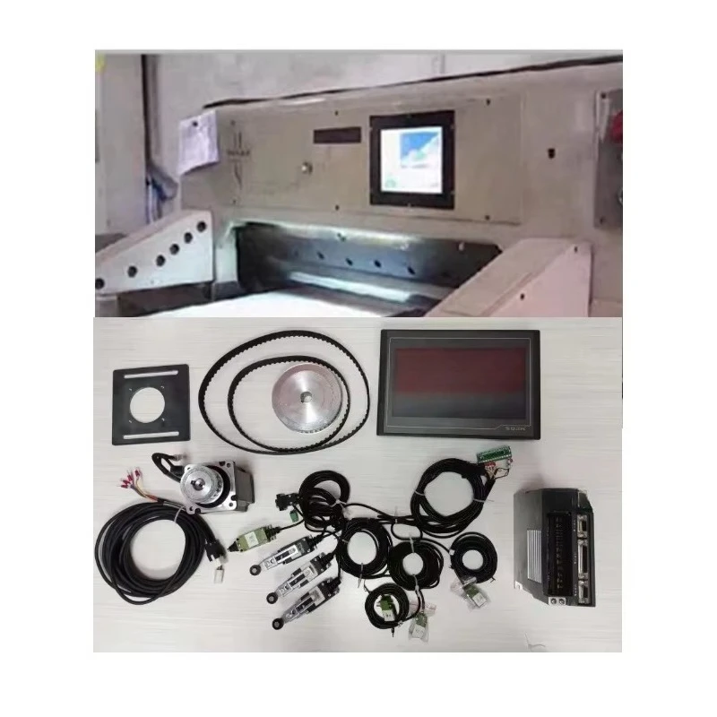Program-controlled automatic paper cutter/computer
Program-controlled automatic paper cutter/computer