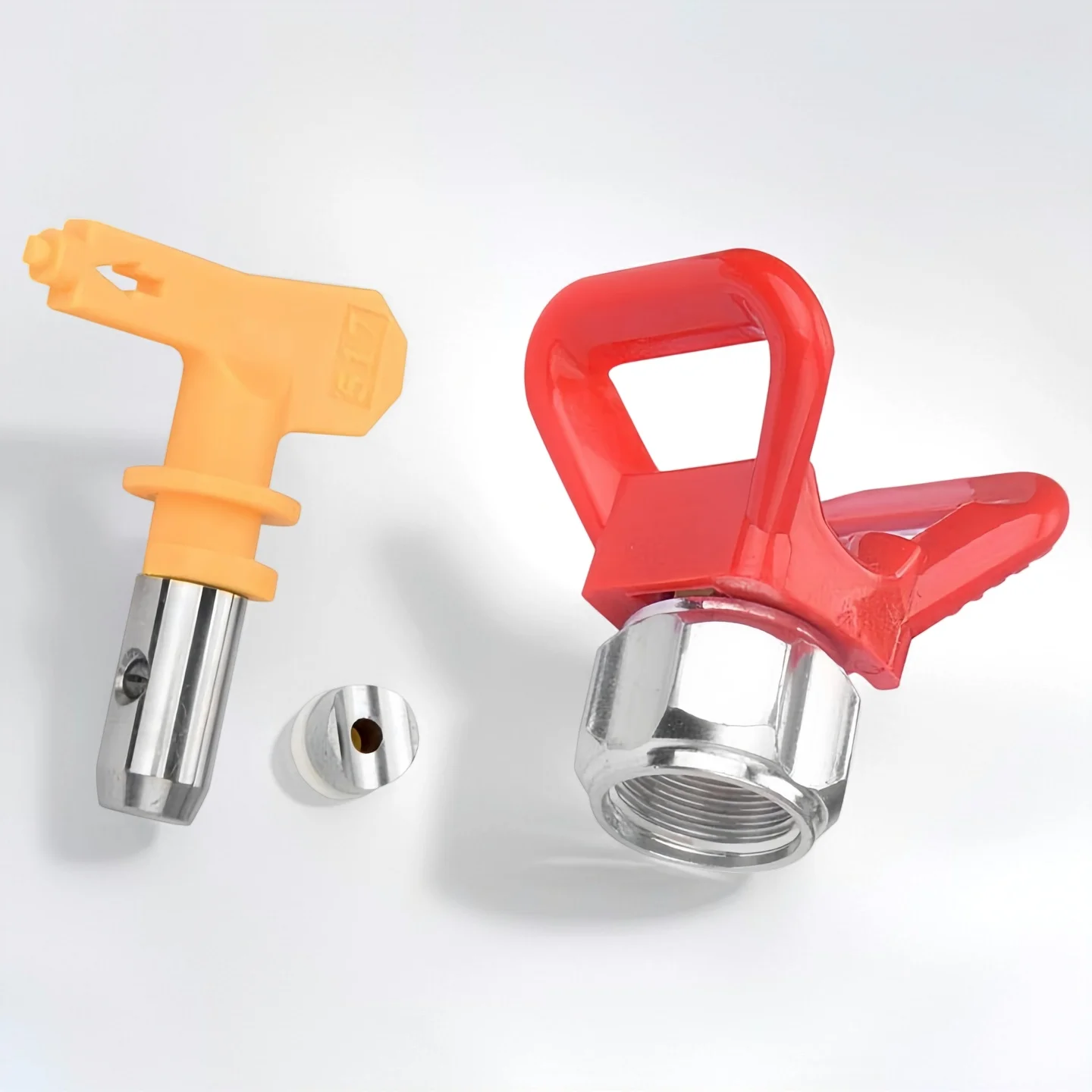 2Pcs Reversible Airless Spray Tip 517 with Guard & Seal, Universal for Paint Guns
2Pcs Reversible Airless Spray Tip 517 with Guard & Seal, Universal for Paint Guns