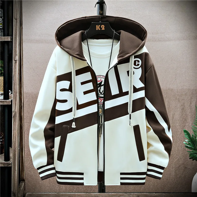 Fashion Spring Autumn Men's Casual Hooded Jackets Streetwear Windproof Coats Youth Outdoor Sports Plus Size M-4XL Tops Clothing
Fashion Spring Autumn Men's Casual Hooded Jackets Streetwear Windproof Coats Youth Outdoor Sports Plus Size M-4XL Tops Clothing